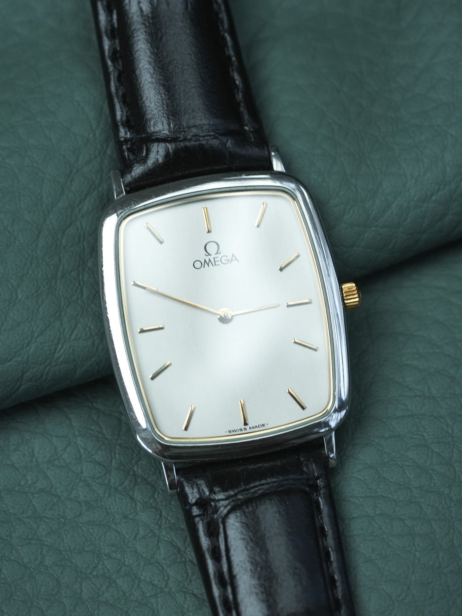 Montre Omega De Ville Vintage - réf.195.0076 Tonneau Acier (1989)