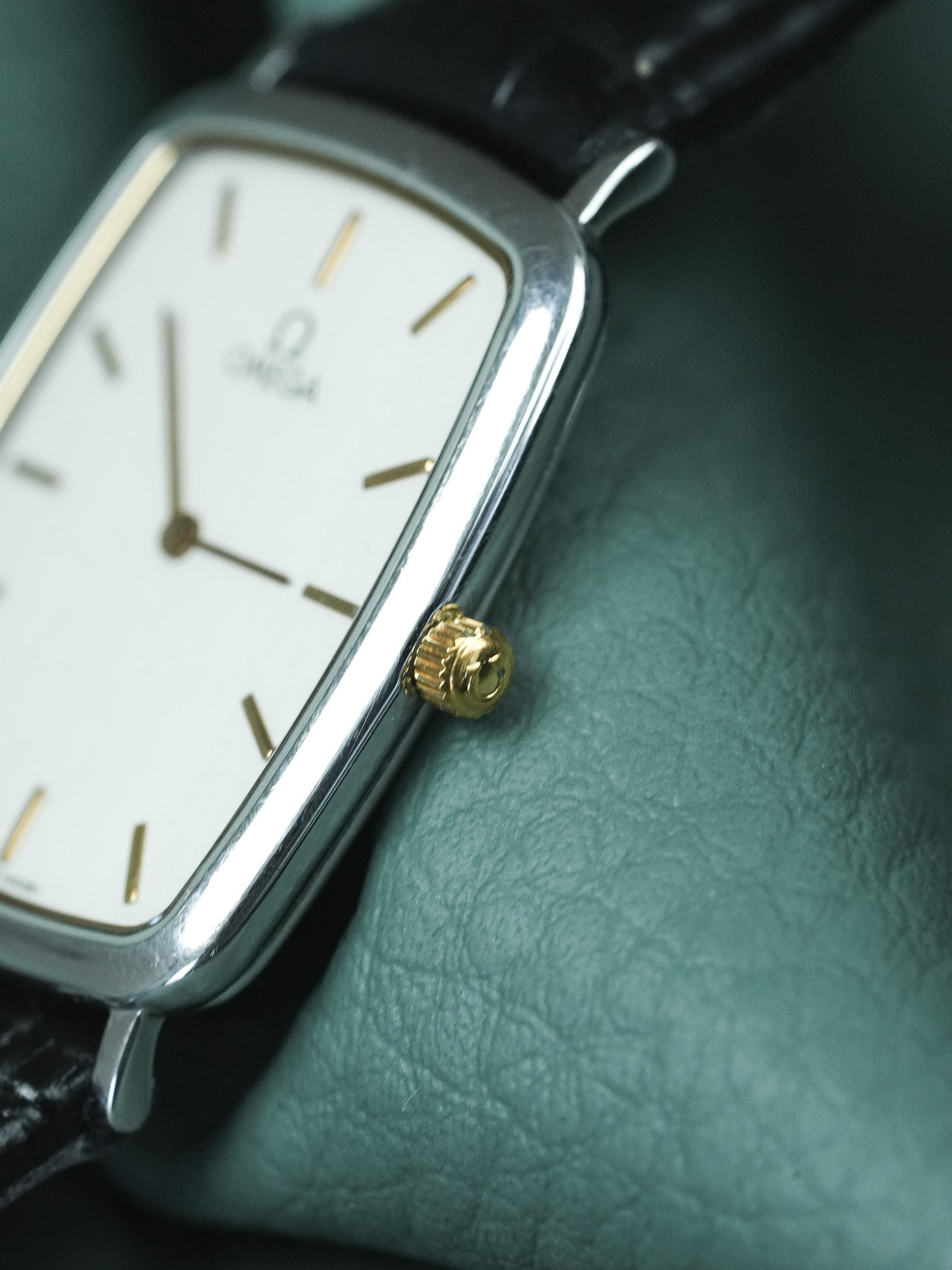 Montre Omega De Ville Vintage - réf.195.0076 Tonneau Acier (1989)