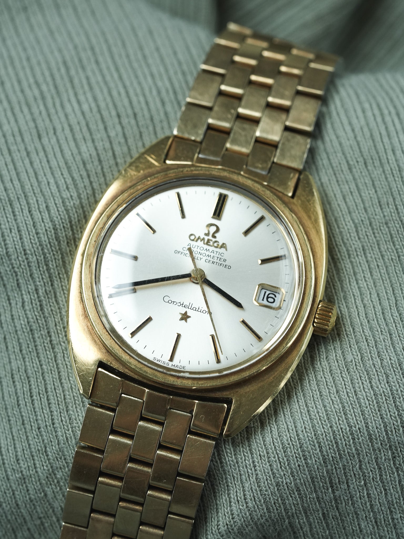 Montre Omega Constellation Vintage - 168.017.SP C-Shape G.Genta (1970)