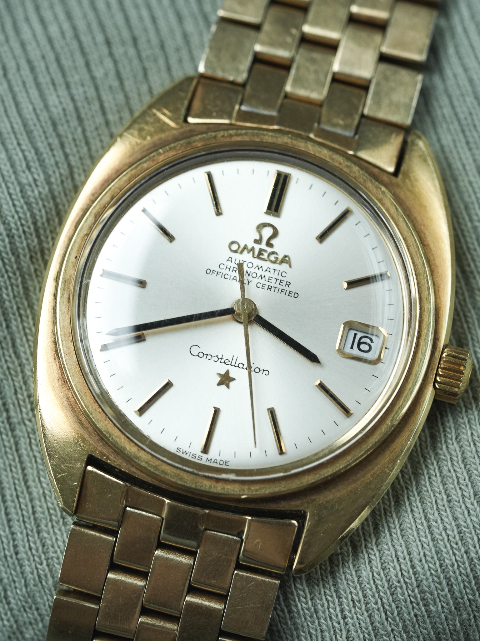 Montre Omega Constellation Vintage - 168.017.SP C-Shape G.Genta (1970)