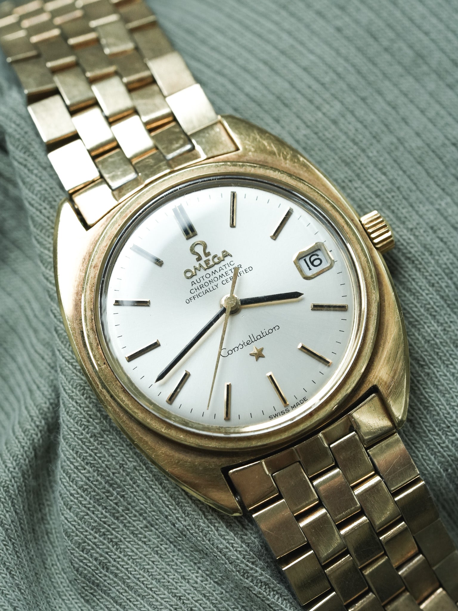 Montre Omega Constellation Vintage - 168.017.SP C-Shape G.Genta (1970)