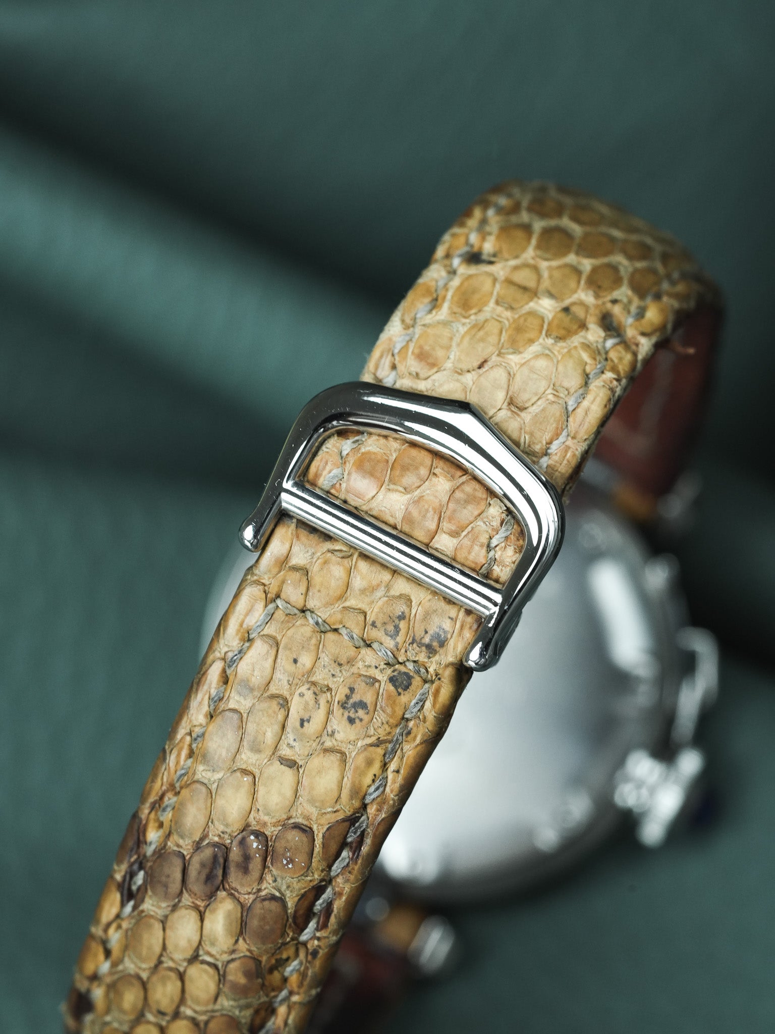 Montre Cartier Pasha Vintage - R4010 Acier 35.5mm Crème Serpent (Années 2000) - Atelier Victor