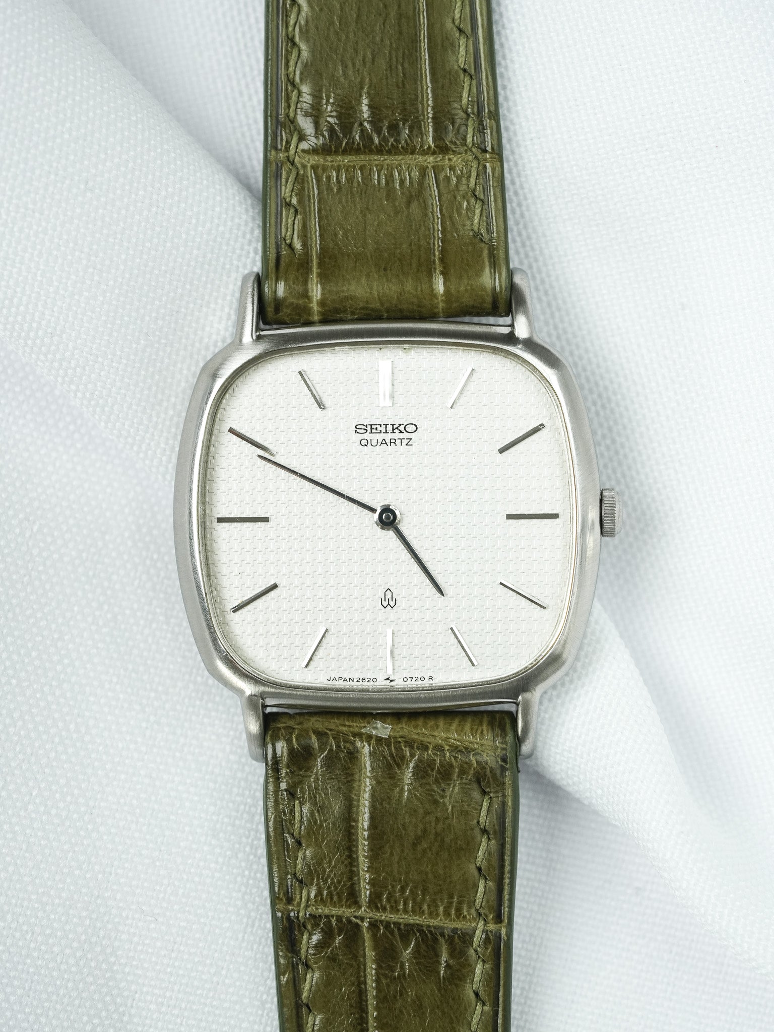 Montre Seiko Vintage - TV Acier Guilloché (1980)