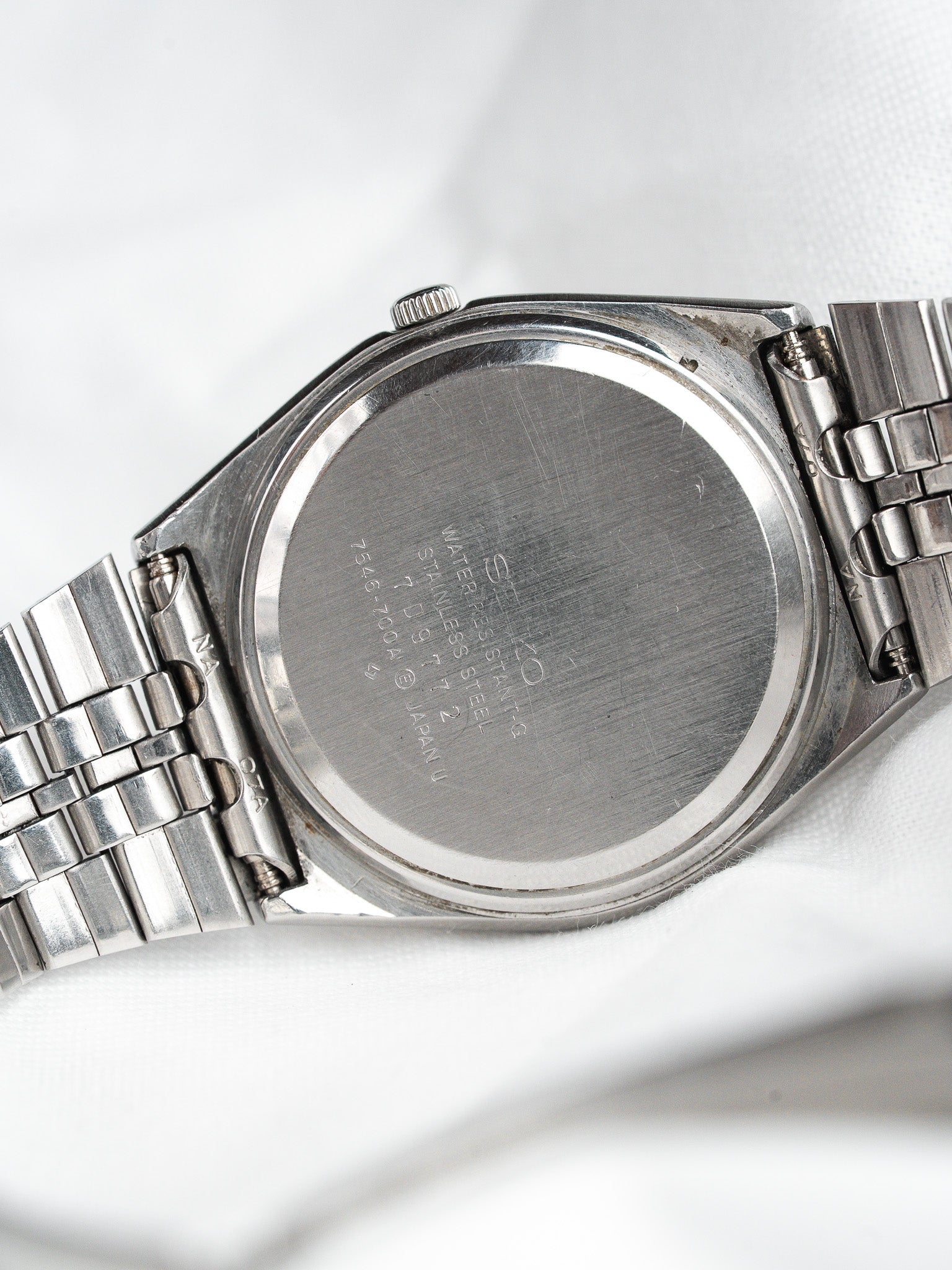 Montre Seiko Type II 7546-7000 — Cadran Chocolat Kanji (1977)