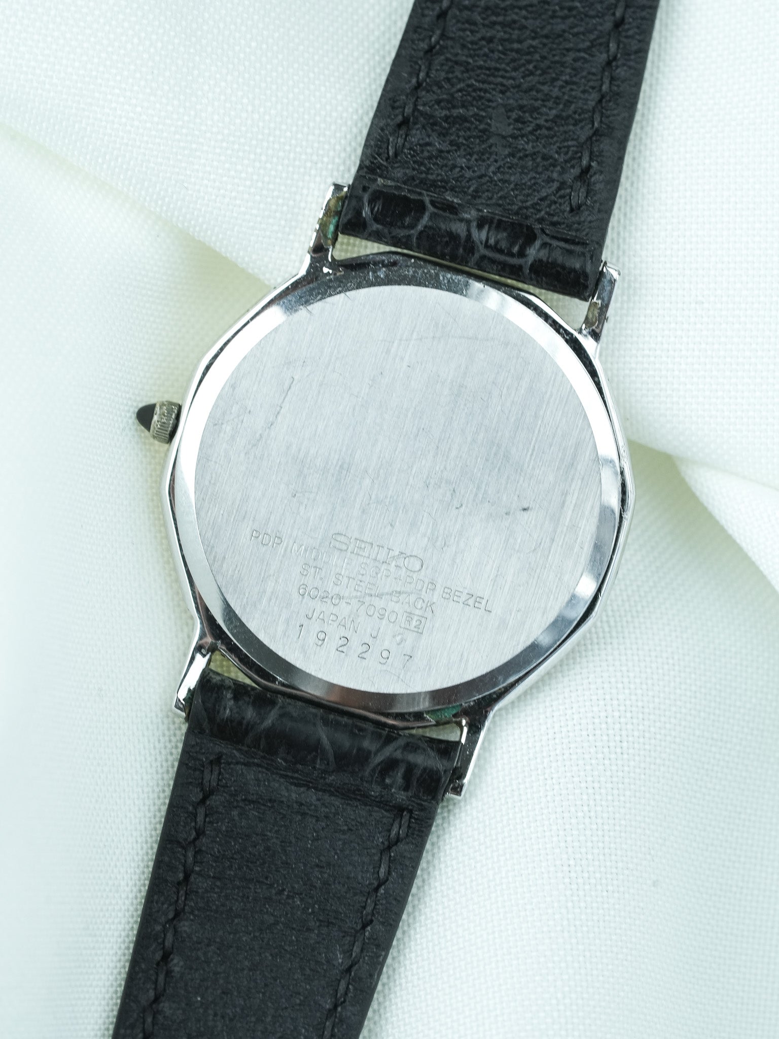 Montre Seiko Dolce Vintage - Octogonale Index Romain Cadran Blanc (1981) - Atelier Victor