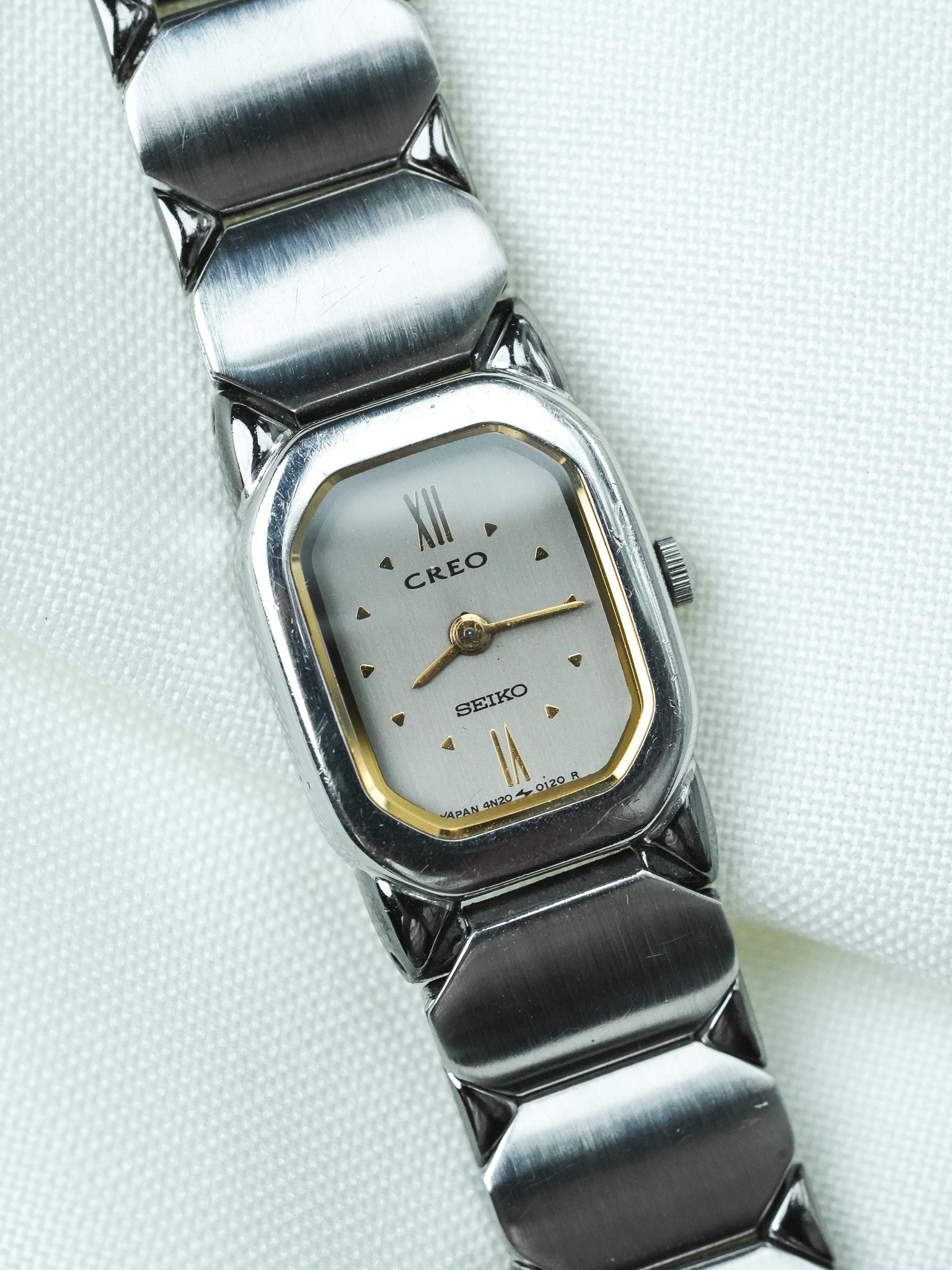 Montre Seiko Creo Vintage - Mini Montre Acier (1989) - Atelier Victor