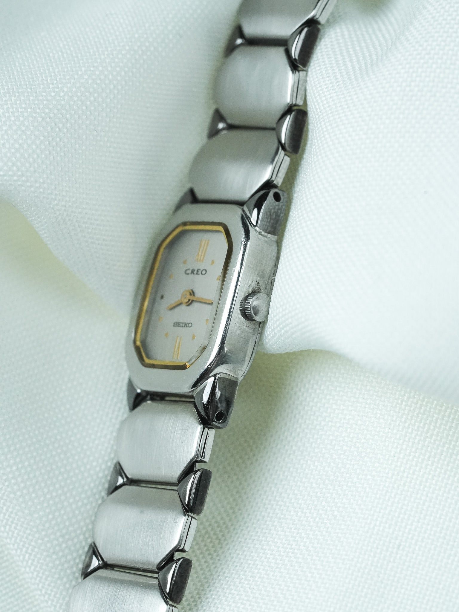 Montre Seiko Creo Vintage - Mini Montre Acier (1989) - Atelier Victor