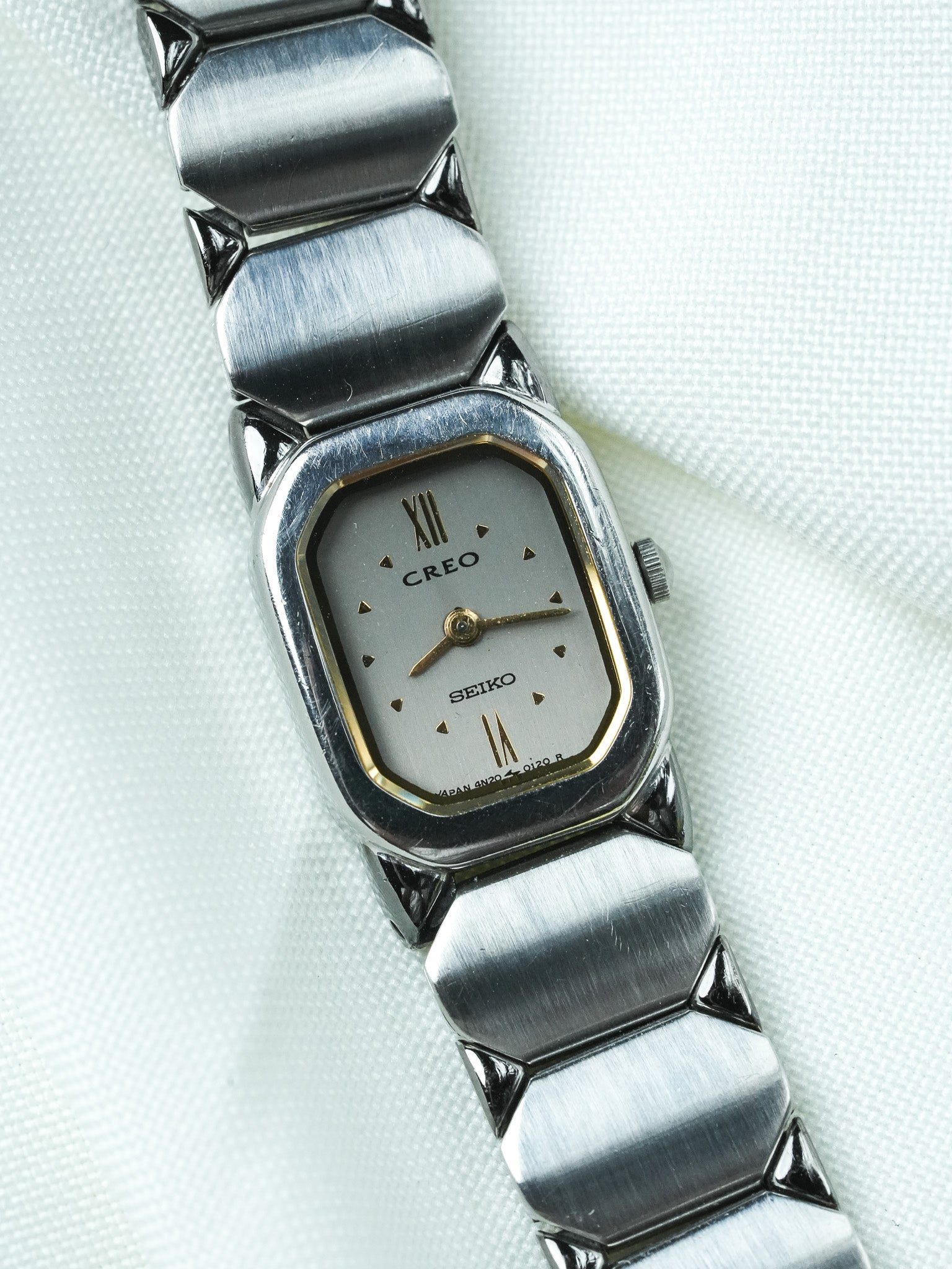 Montre Seiko Creo Vintage - Mini Montre Acier (1989) - Atelier Victor