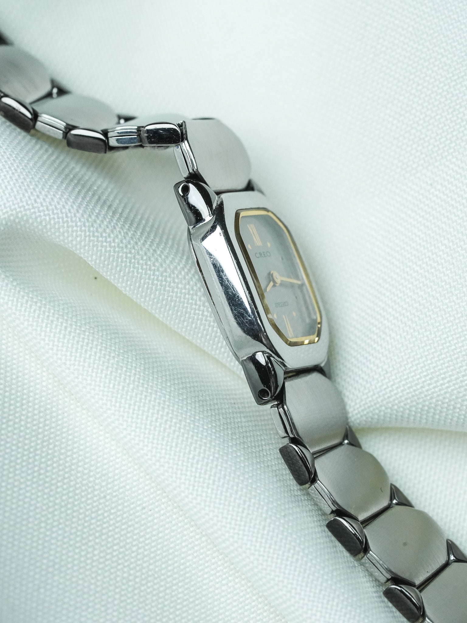 Montre Seiko Creo Vintage - Mini Montre Acier (1989) - Atelier Victor