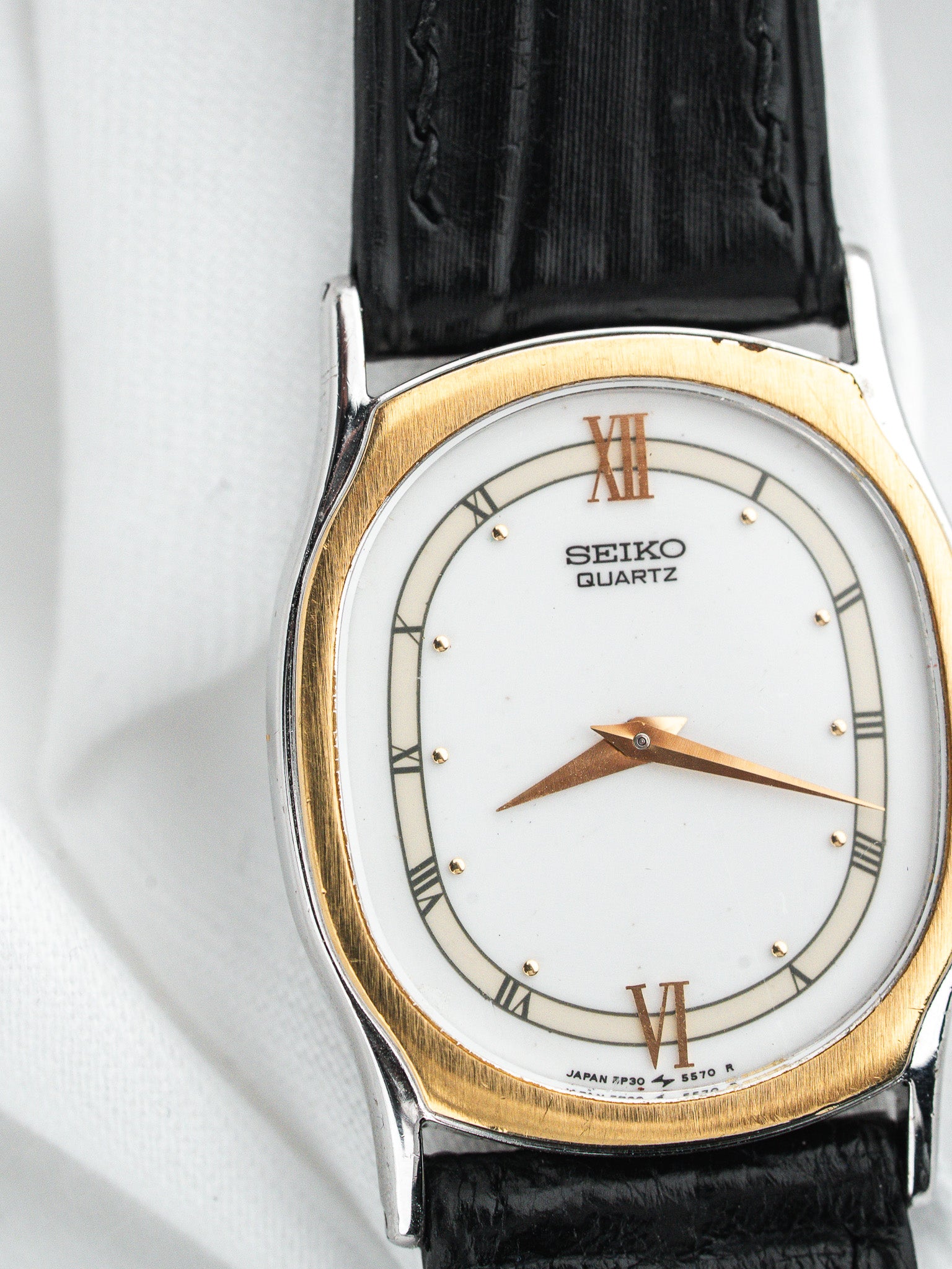 Seiko Vintage Watch 5P30-5360 — Two-Tone Roman Numerals (1996)
