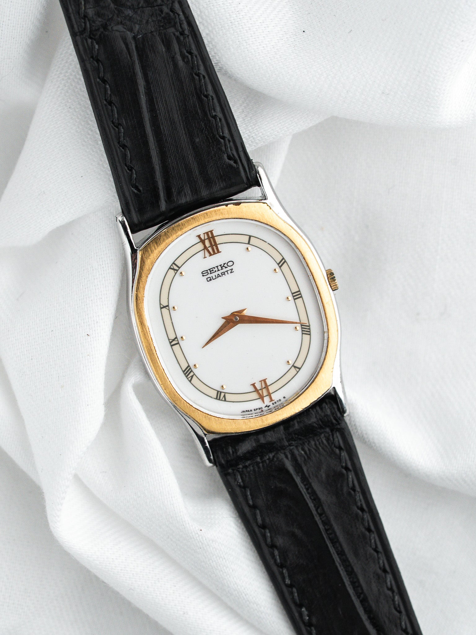 Seiko Vintage Watch 5P30-5360 — Two-Tone Roman Numerals (1996)