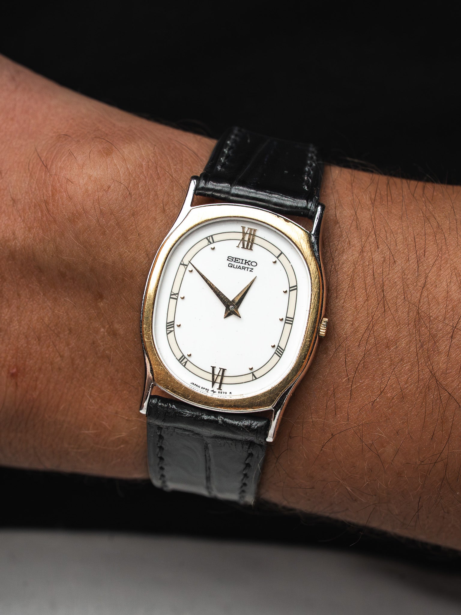 Seiko Vintage 5P30-5360 Watch — Bicolore Numeri Romani (1996)
