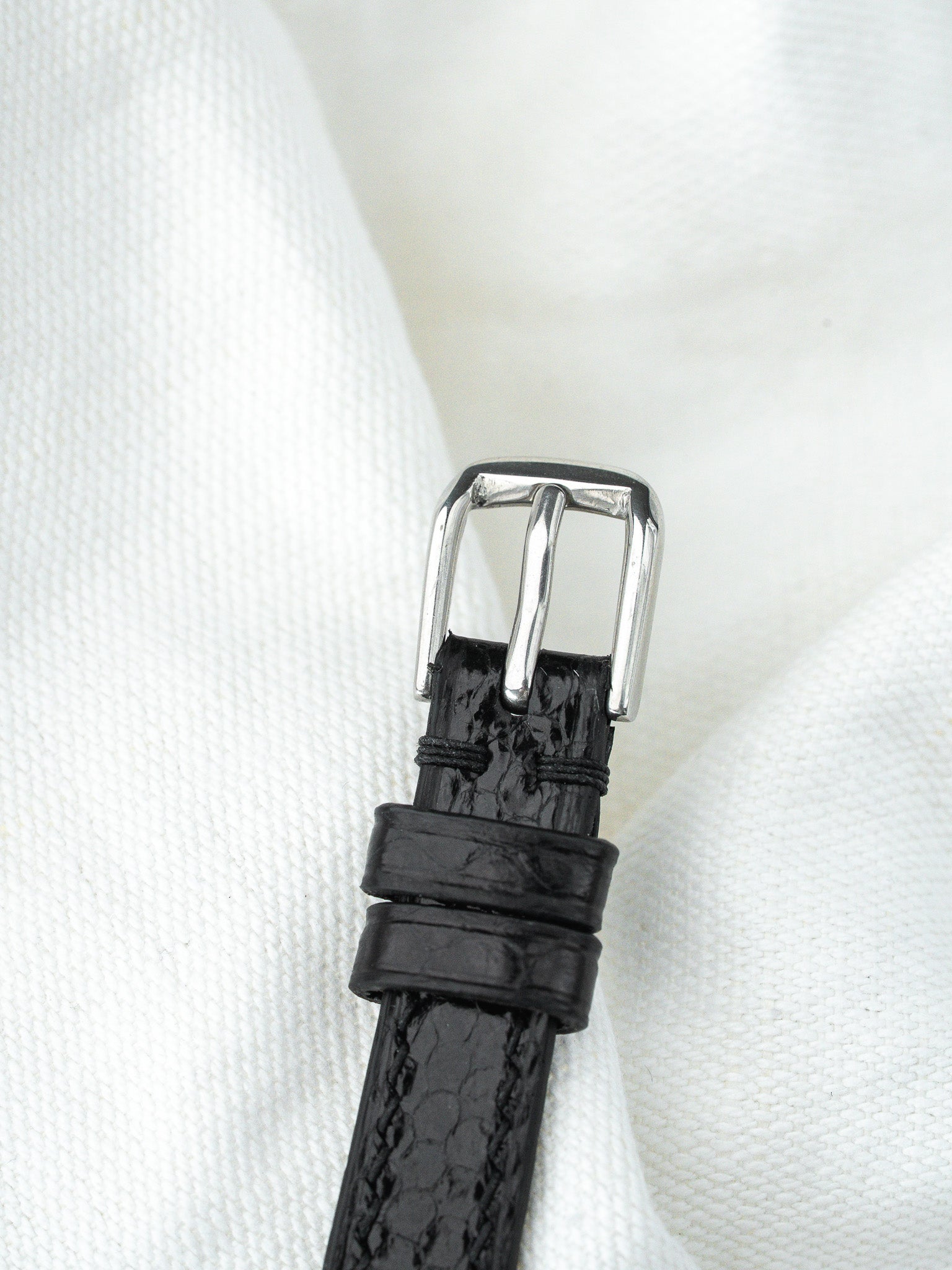 Montre Seiko Vintage - Baignoire Acier Cuir Noir 1F21-5B70 (2004) - Atelier Victor
