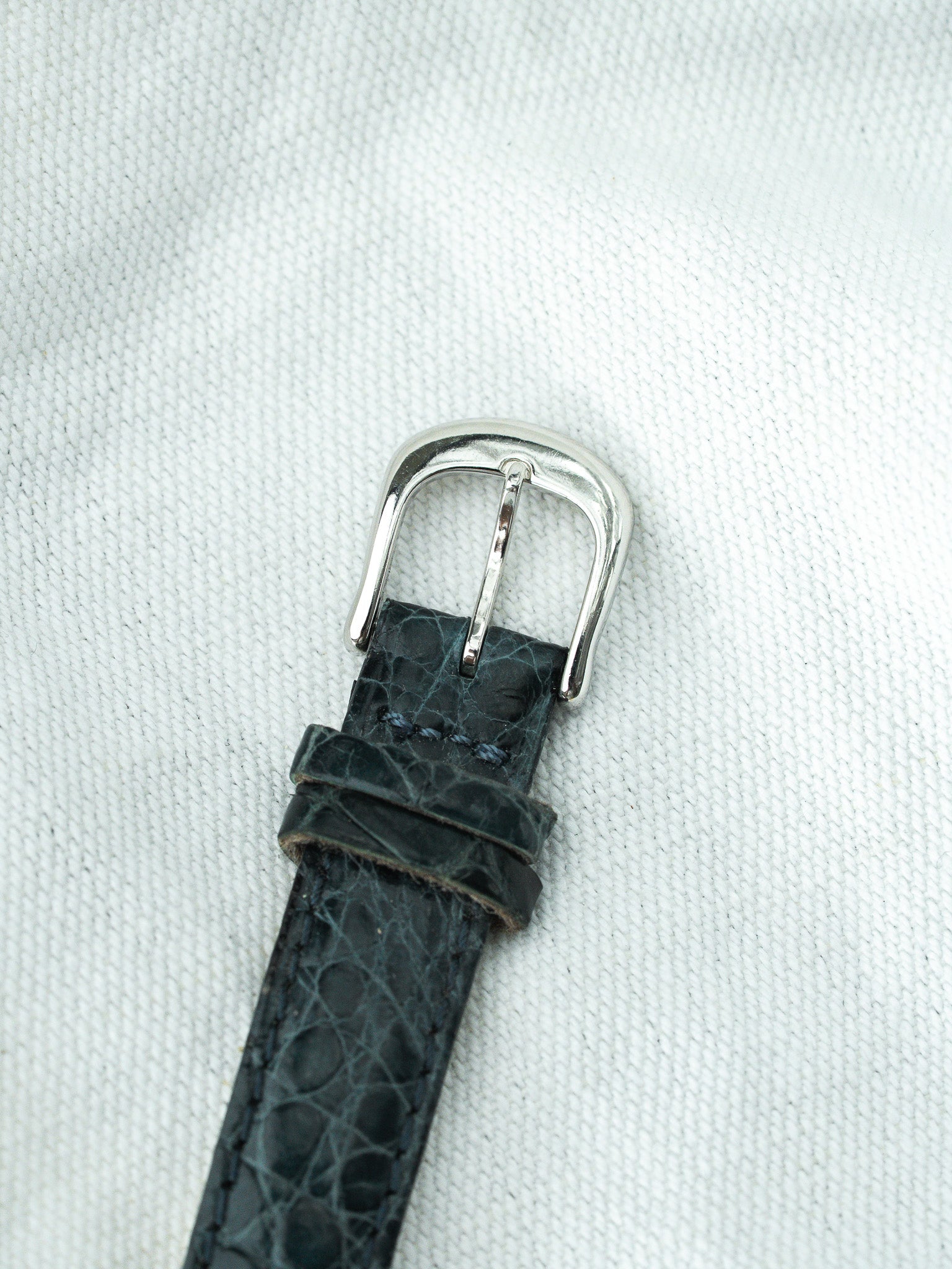 Montre Seiko Vintage - Tonneau Dual Time Acier Bleu (1996) - Atelier Victor