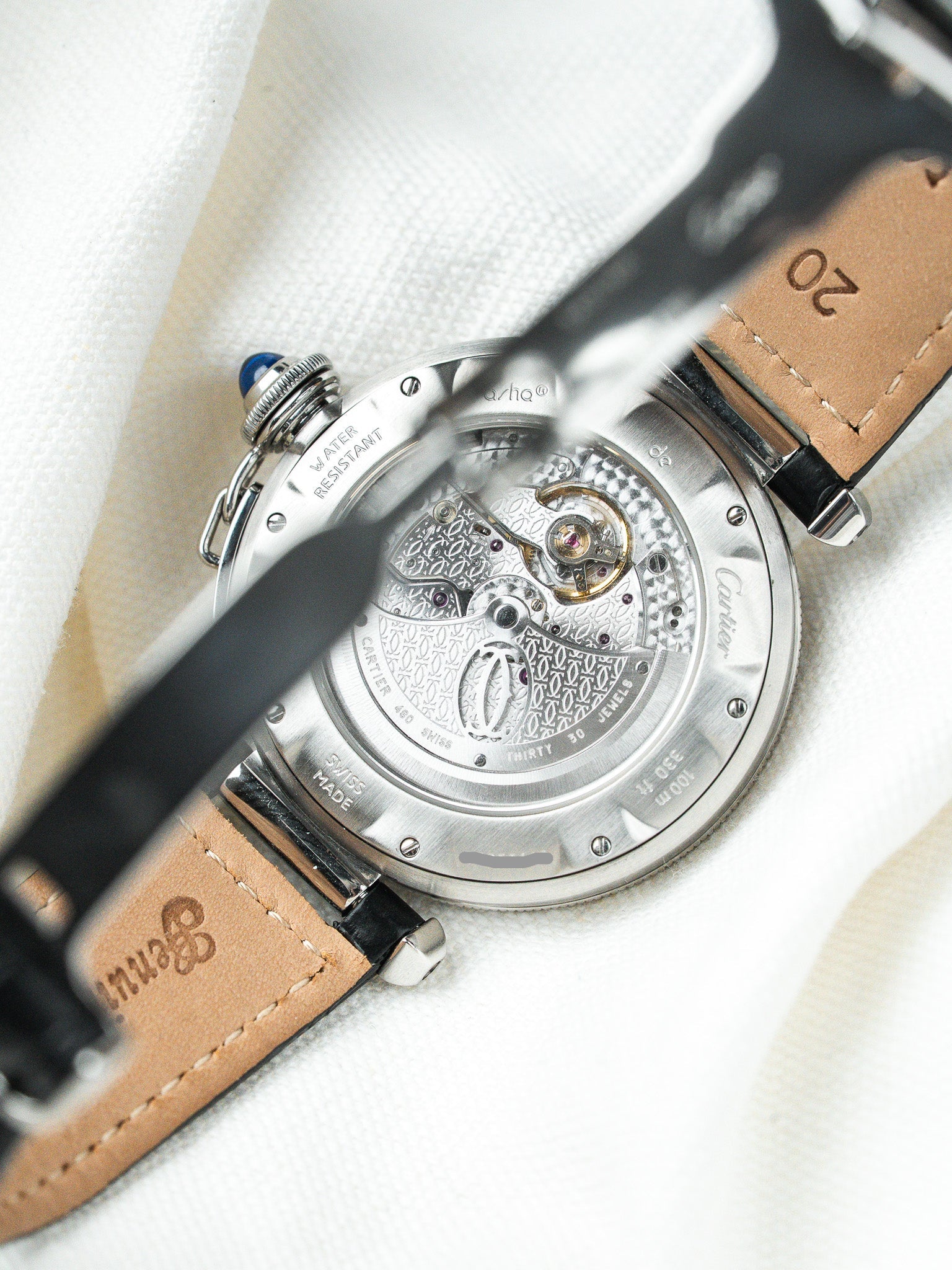 Orologio Cartier Pasha Power Reserve 2388 — Acciaio 39mm Full Set (1999)