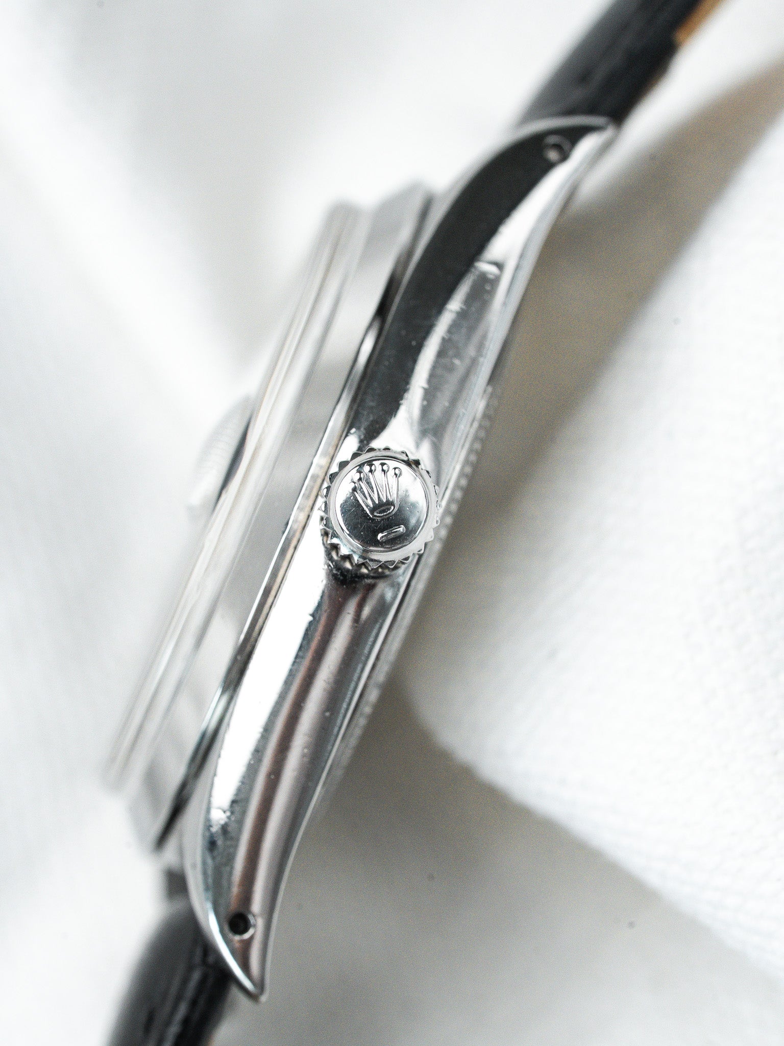 Reloj Vintage Rolex Oysterdate Precision 6694 (1966) – Cadran Noir Patiné & Acier