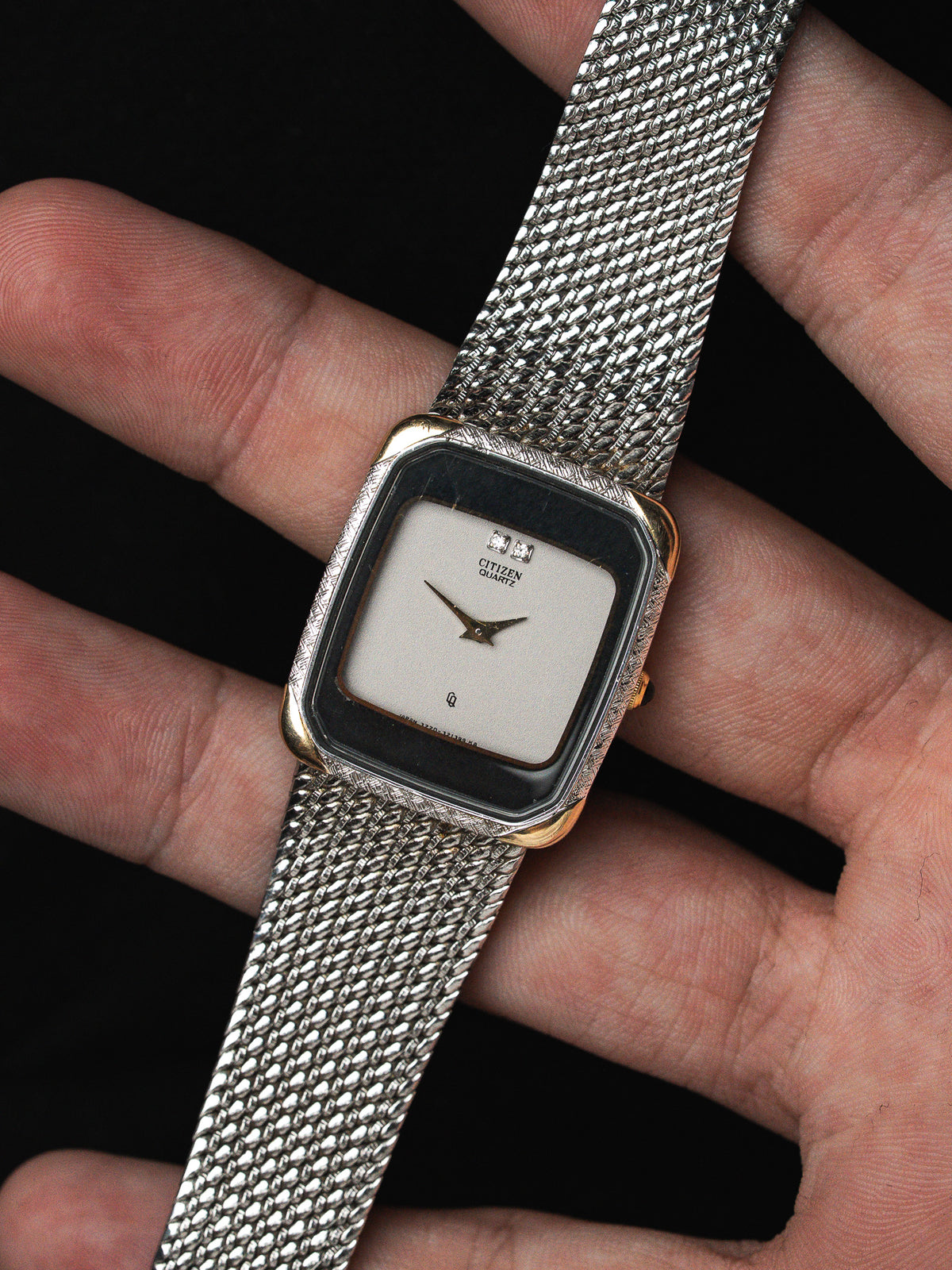 原装钢质表扣 - Citizen Coussin T4-320743 Watch - Atelier Victor
