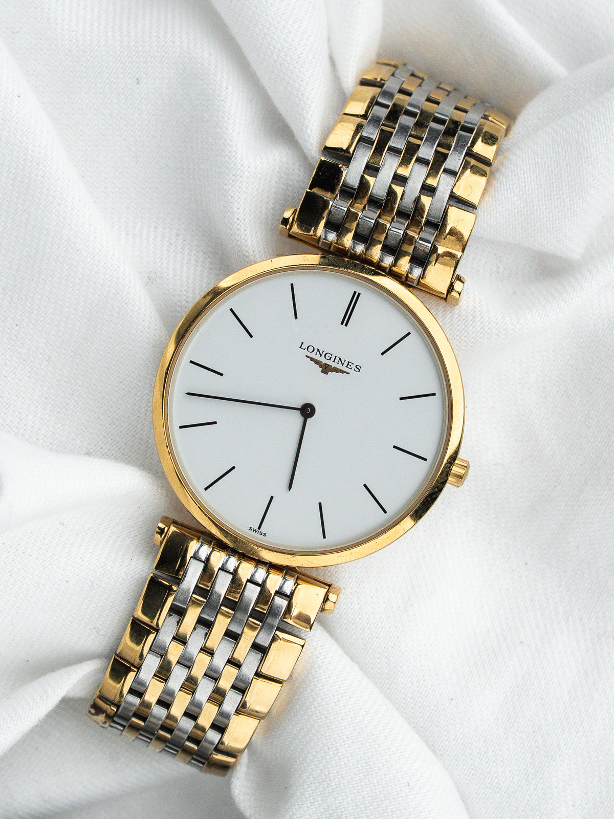 Longines 签名和立体翼形沙漏标志 - Longines La Grande Classique L4.709.2 Watch - Atelier Victor