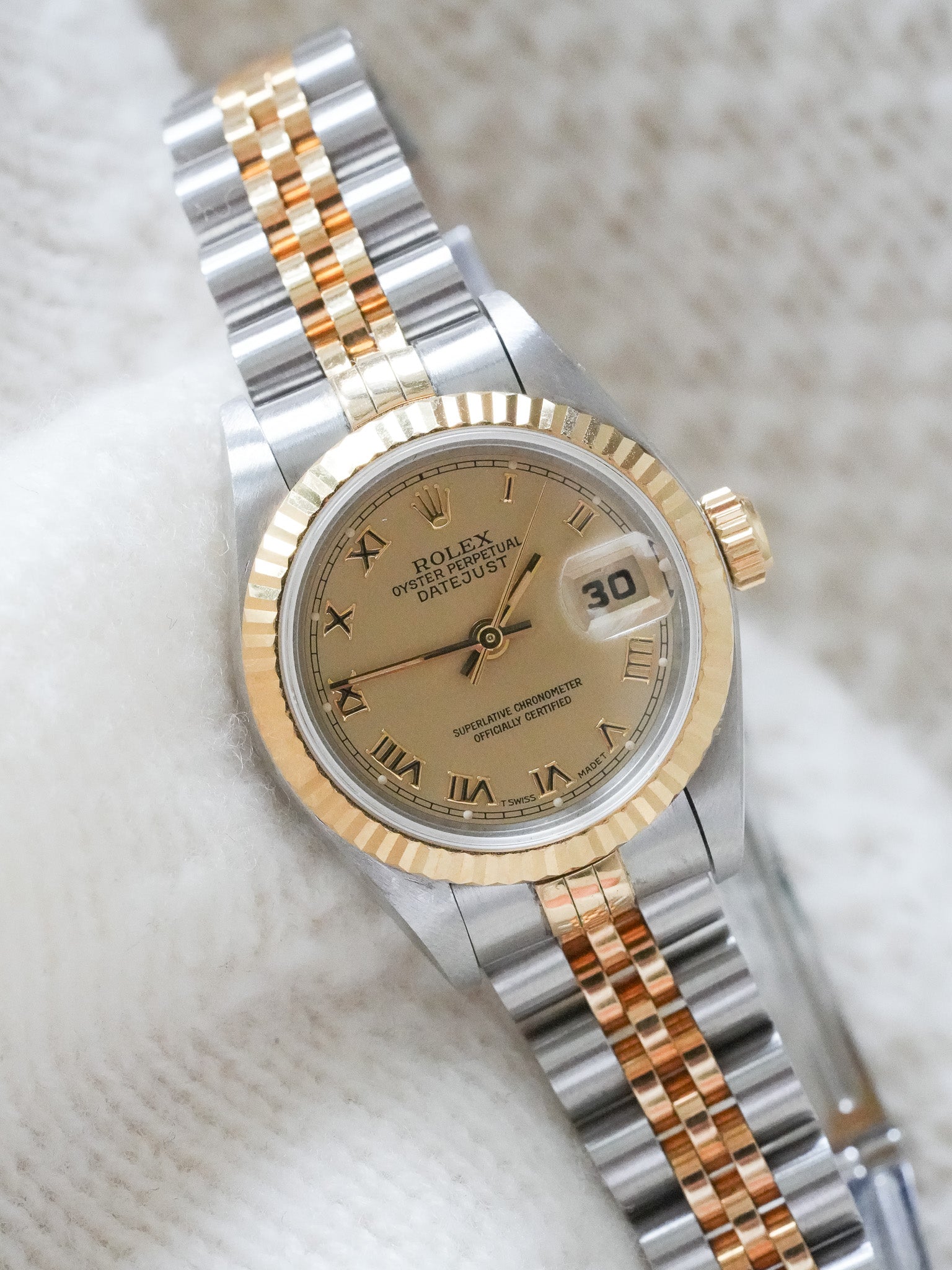 Rolex - Datejust 26 69173 Steel Gold Jubilee Roman Champagne - 1997