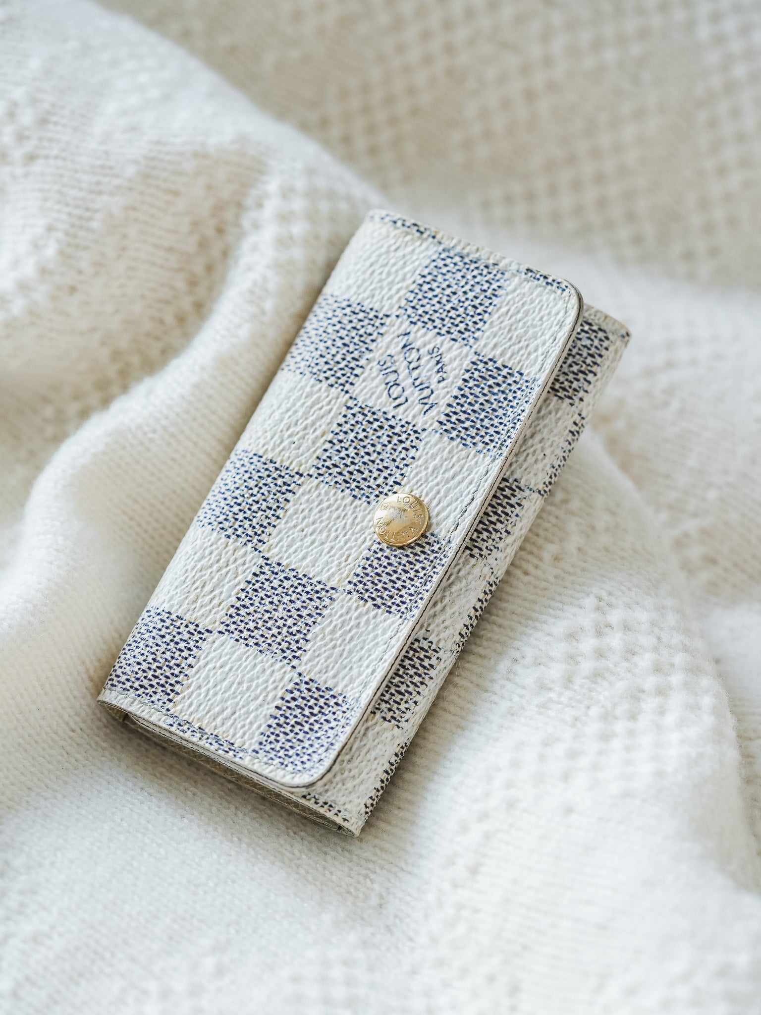 Louis Vuitton - Porte-clés damier blanc