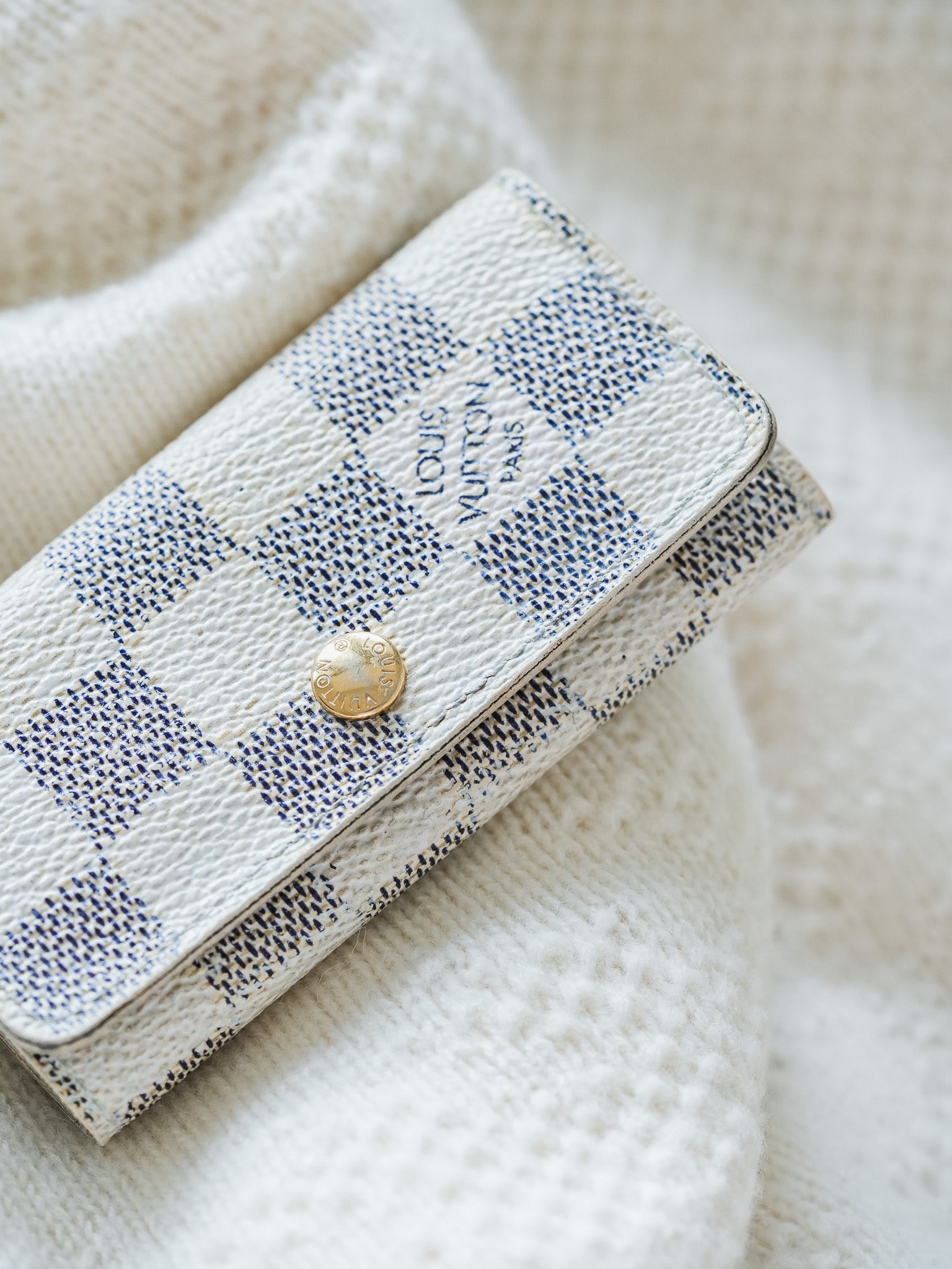 Louis Vuitton - Porte-clés damier blanc
