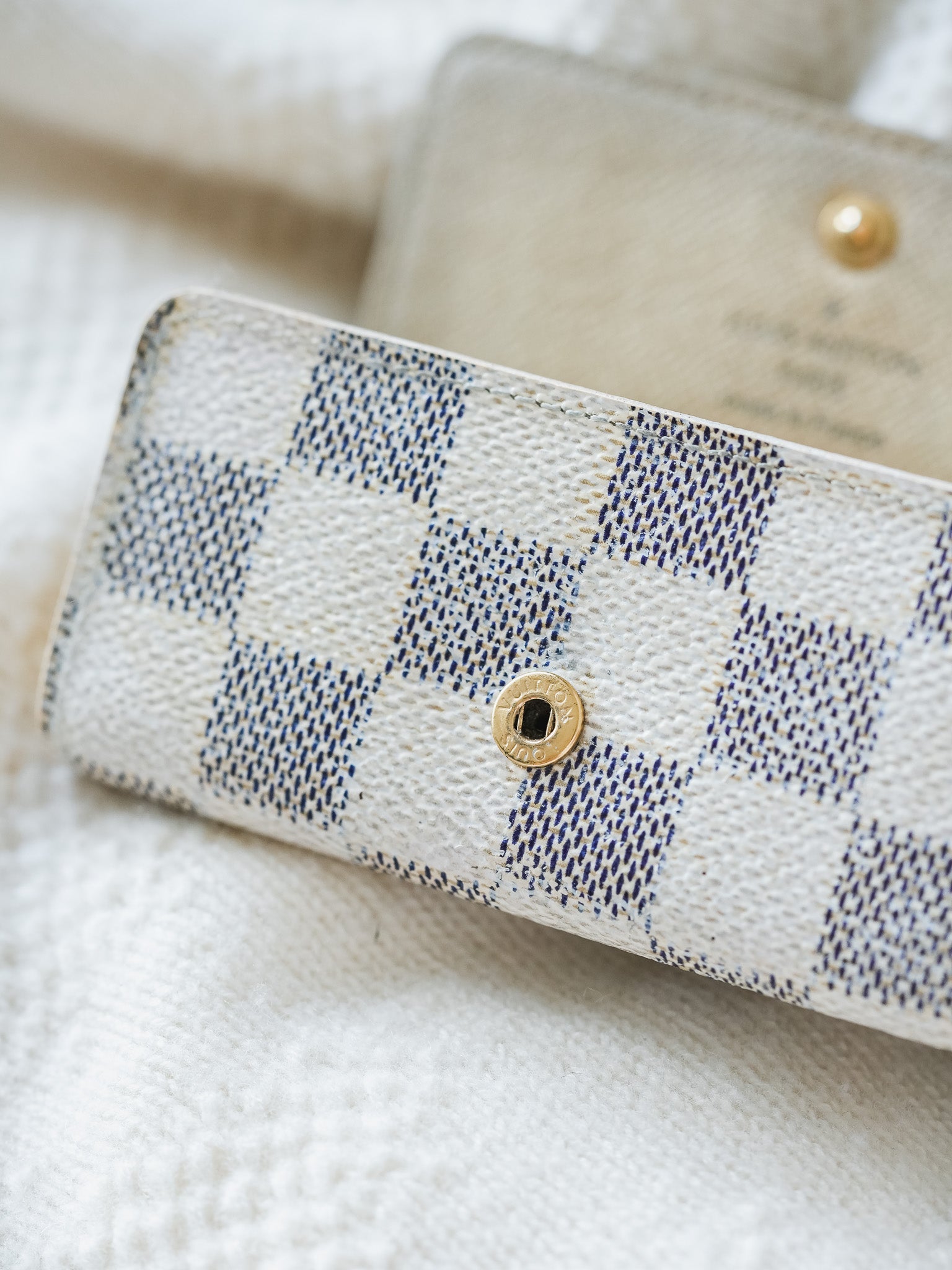 Louis Vuitton - Porte-clés damier blanc