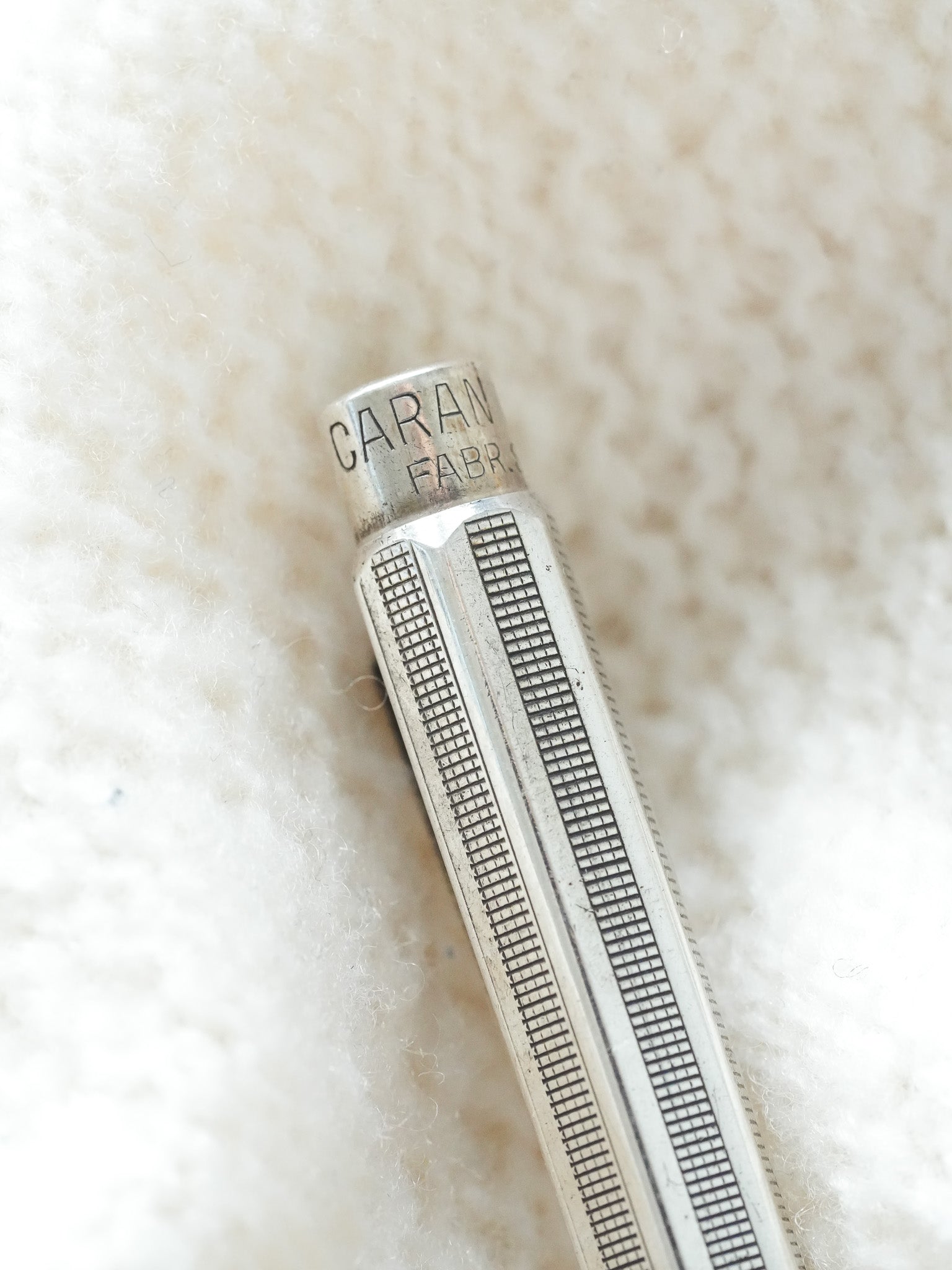 Caran d'ache - Silver-plated ECRIDOR mechanical pencil - 1970s
