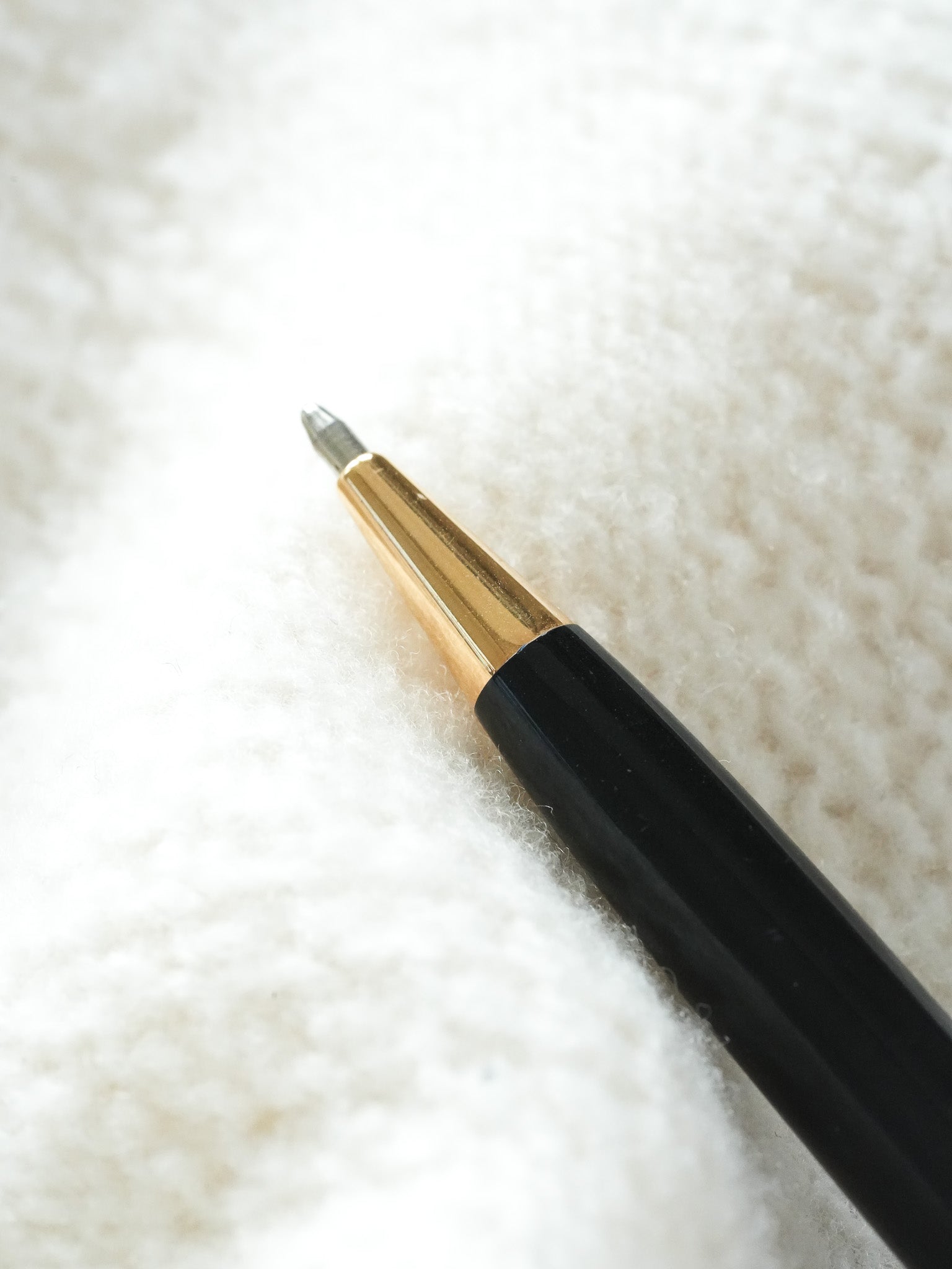 Waterman - Ballpoint pen rotating ballpoint pen CF MILLERAIES gold-plated and black - 1970s