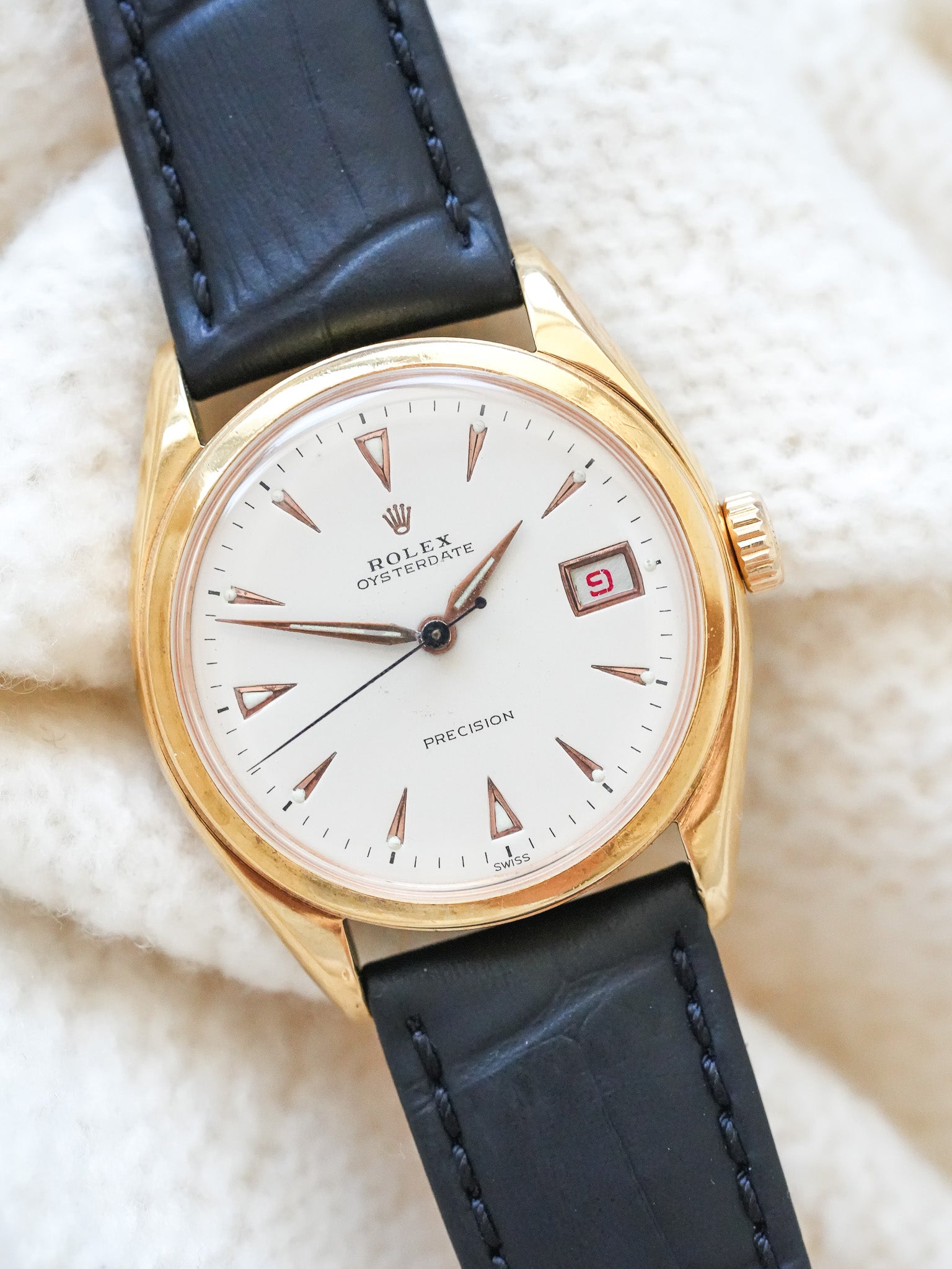 Rolex - Oysterdate Precision 6094 Gold Plated Champagne - 1952