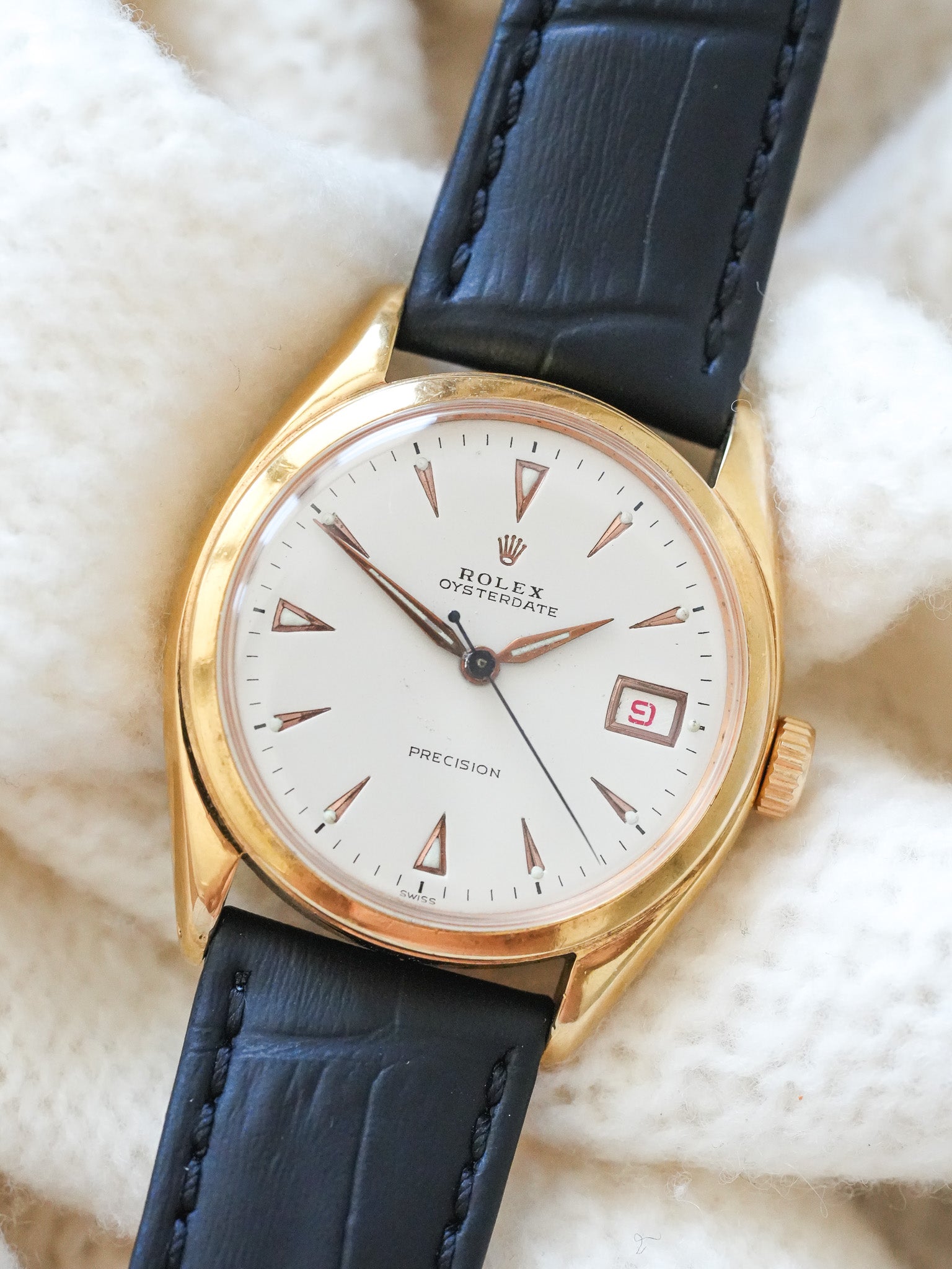 Rolex - Oysterdate Precision 6094 Gold Plated Champagne - 1952