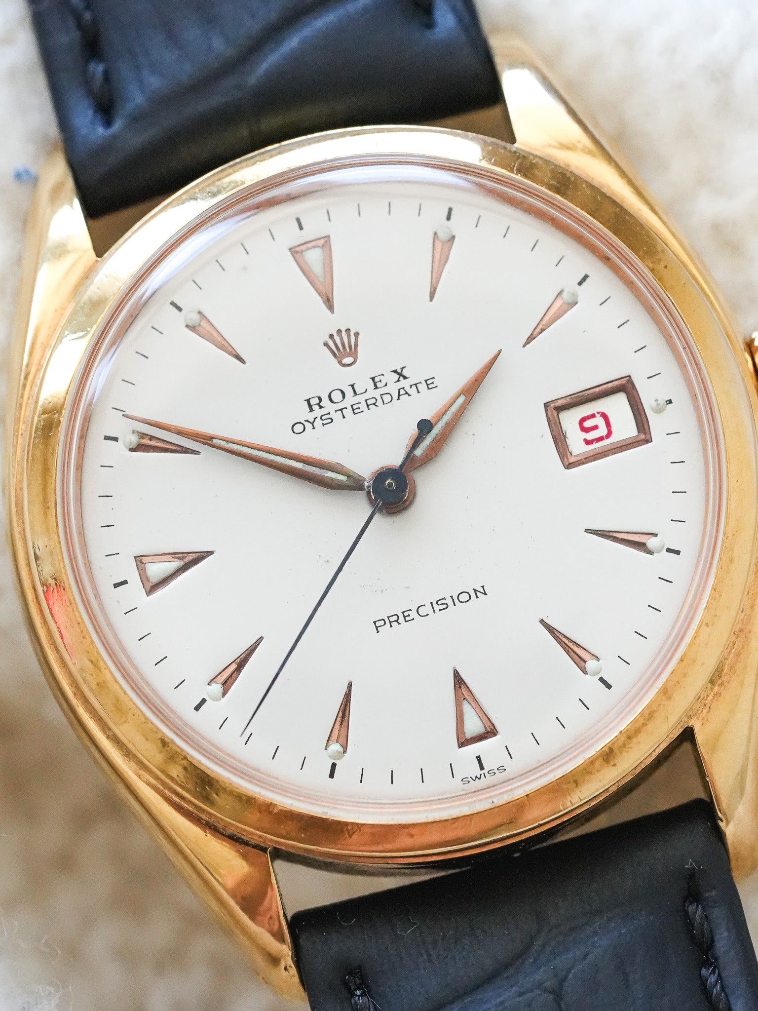 Rolex - Oysterdate Precision 6094 Gold Plated Champagne - 1952
