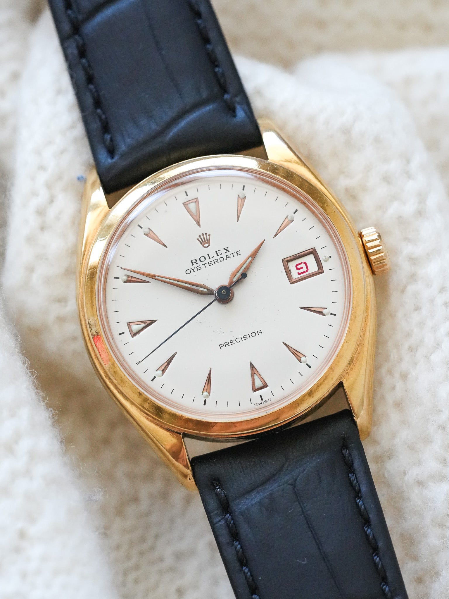 Rolex - Oysterdate Precision 6094 Gold Plated Champagne - 1952