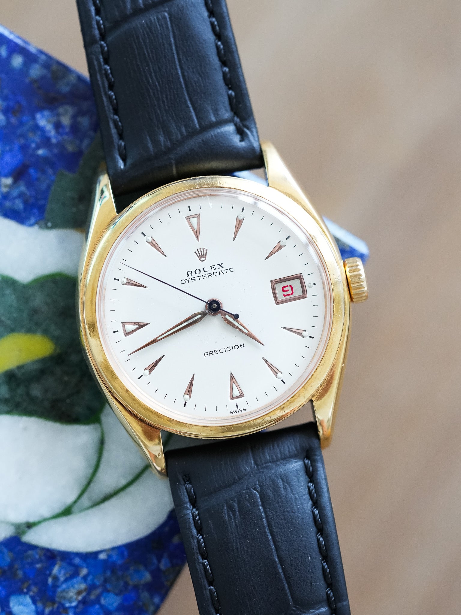 Rolex - Oysterdate Precision 6094 Gold Plated Champagne - 1952
