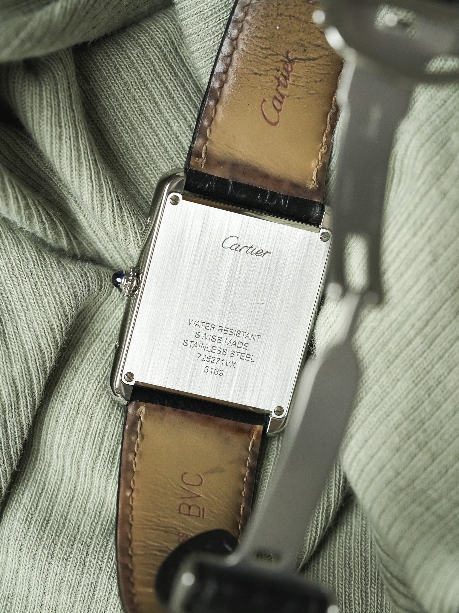 Cartier - 3169 Tank Solo Large Acier Quartz - 2010s