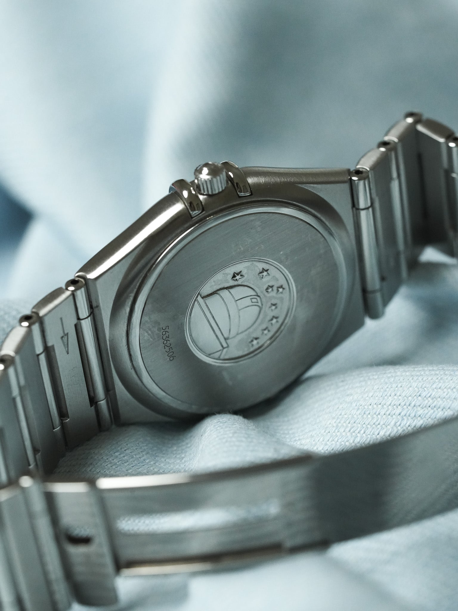 Omega - Constellation Manhattan 1512.40 Acero Esfera Gris Panal - 1998