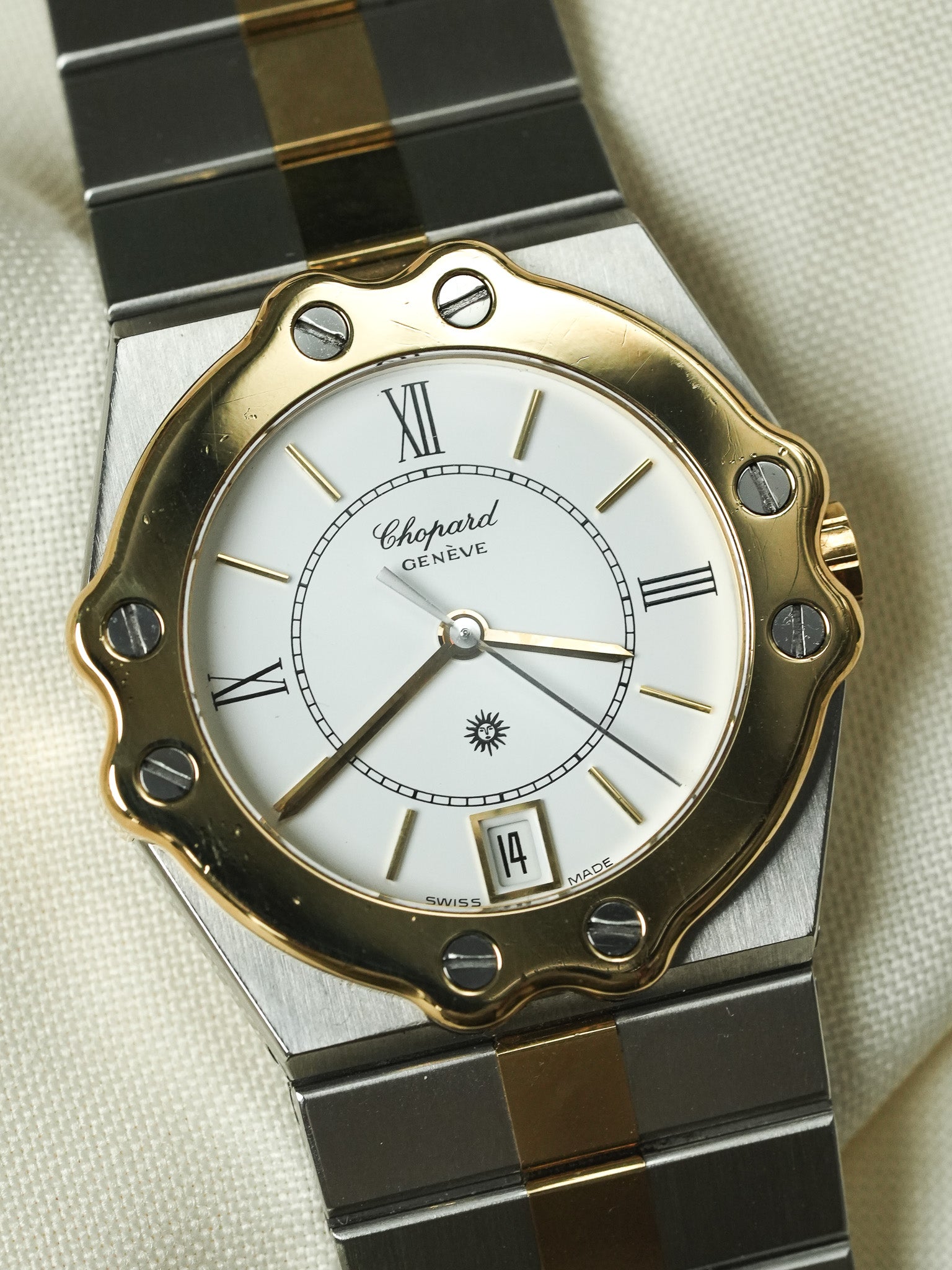Chopard - 圣莫里茨 8023 钢 金 石英 32毫米 - 1990s
