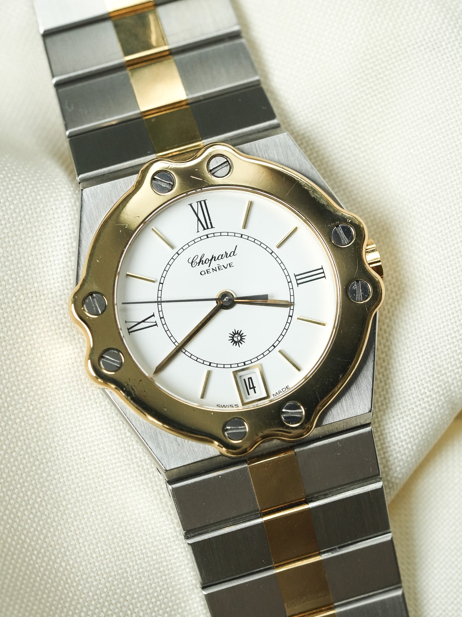 Chopard - 圣莫里茨 8023 钢 金 石英 32毫米 - 1990s
