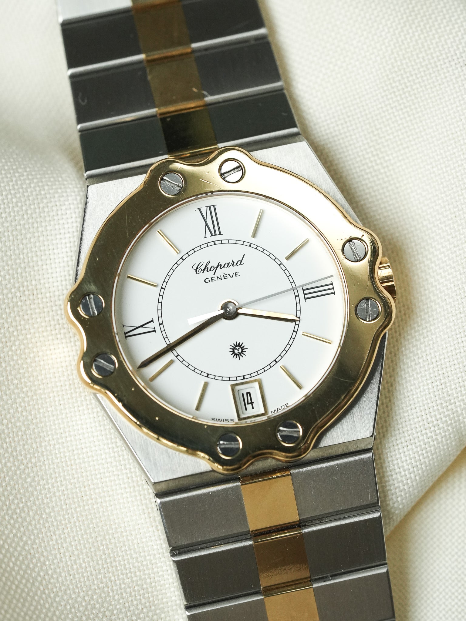 Chopard - 圣莫里茨 8023 钢 金 石英 32毫米 - 1990s