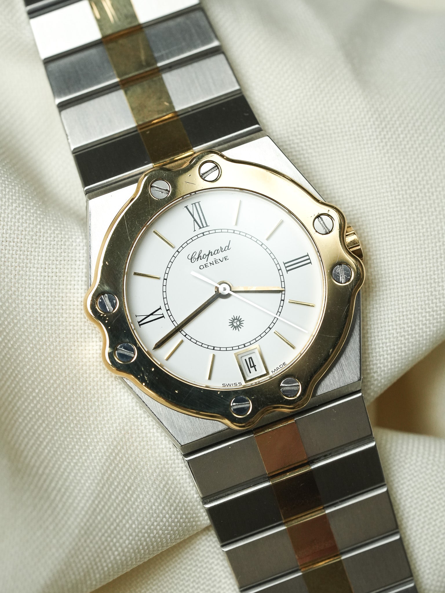 Chopard - 圣莫里茨 8023 钢 金 石英 32毫米 - 1990s