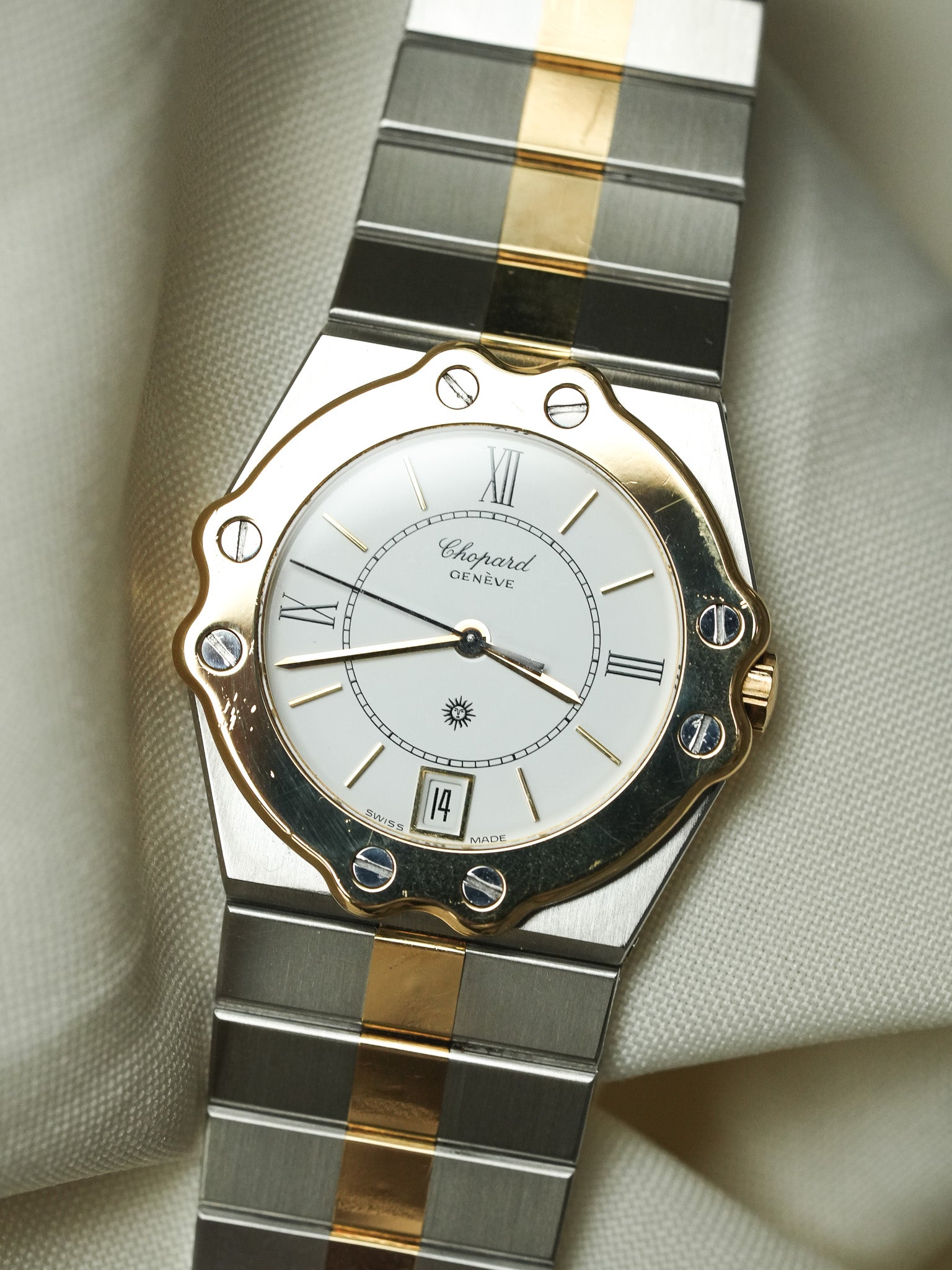 Chopard - 圣莫里茨 8023 钢 金 石英 32毫米 - 1990s