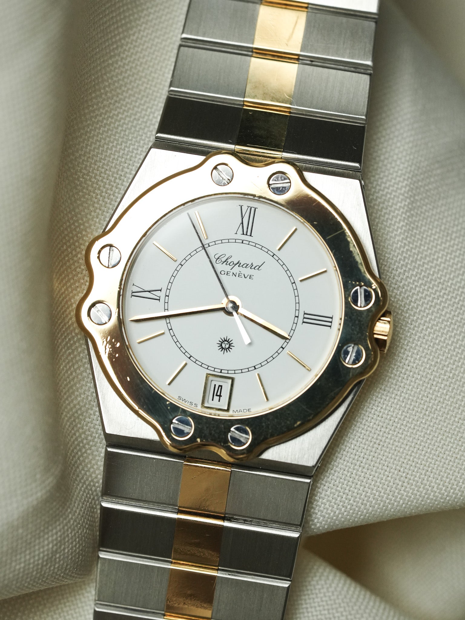 Chopard - 圣莫里茨 8023 钢 金 石英 32毫米 - 1990s