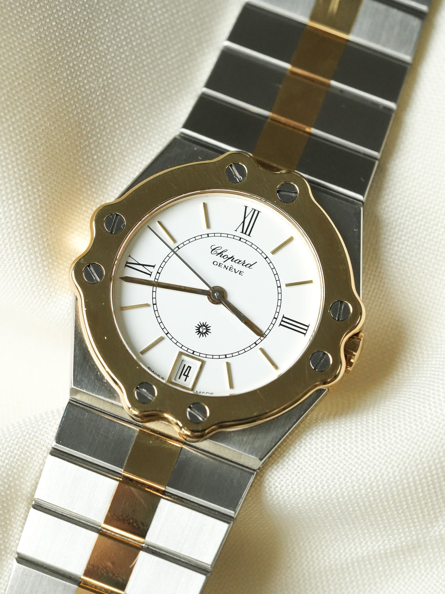 Chopard - 圣莫里茨 8023 钢 金 石英 32毫米 - 1990s