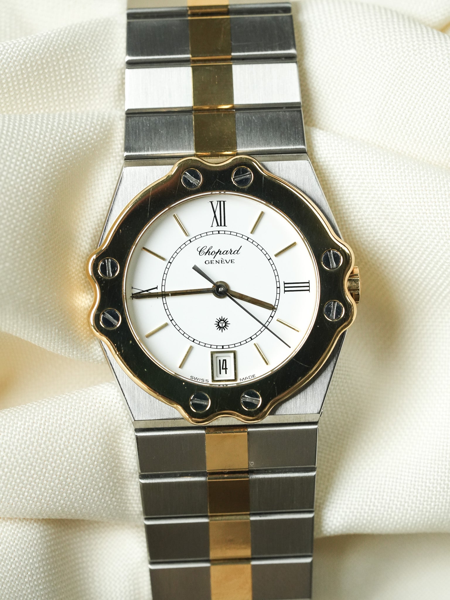 Chopard - 圣莫里茨 8023 钢 金 石英 32毫米 - 1990s