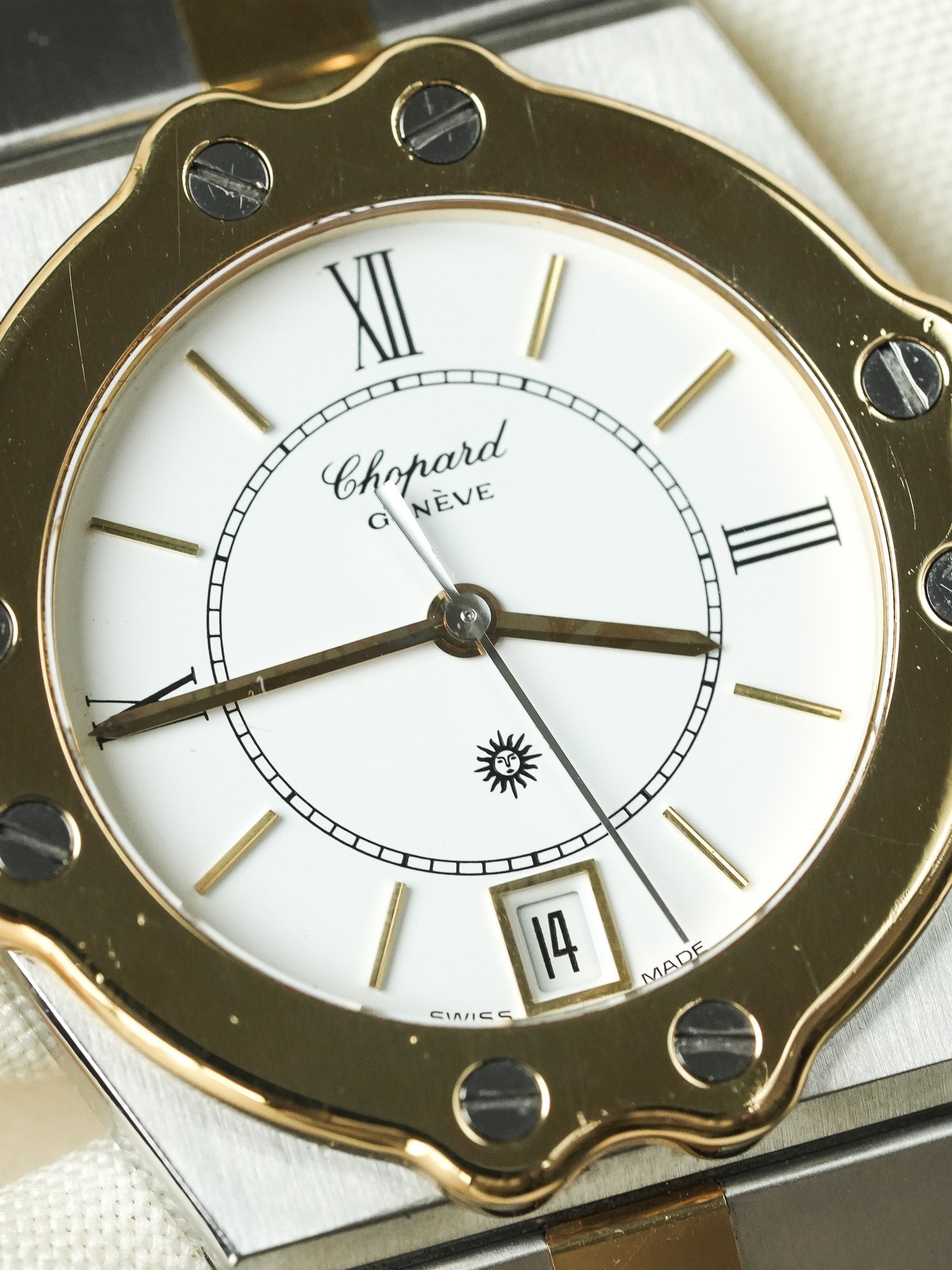 Chopard - 圣莫里茨 8023 钢 金 石英 32毫米 - 1990s