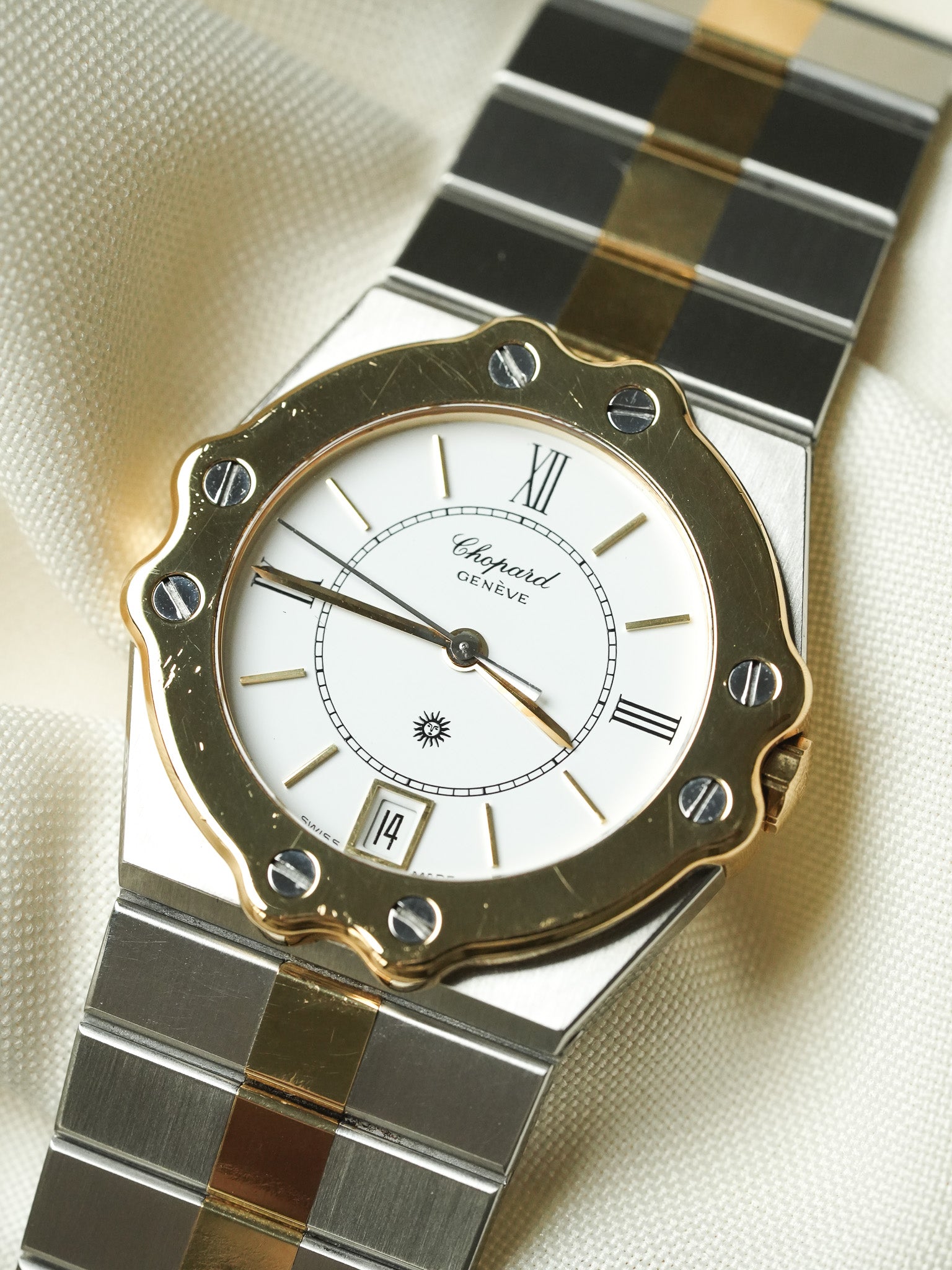 Chopard - 圣莫里茨 8023 钢 金 石英 32毫米 - 1990s
