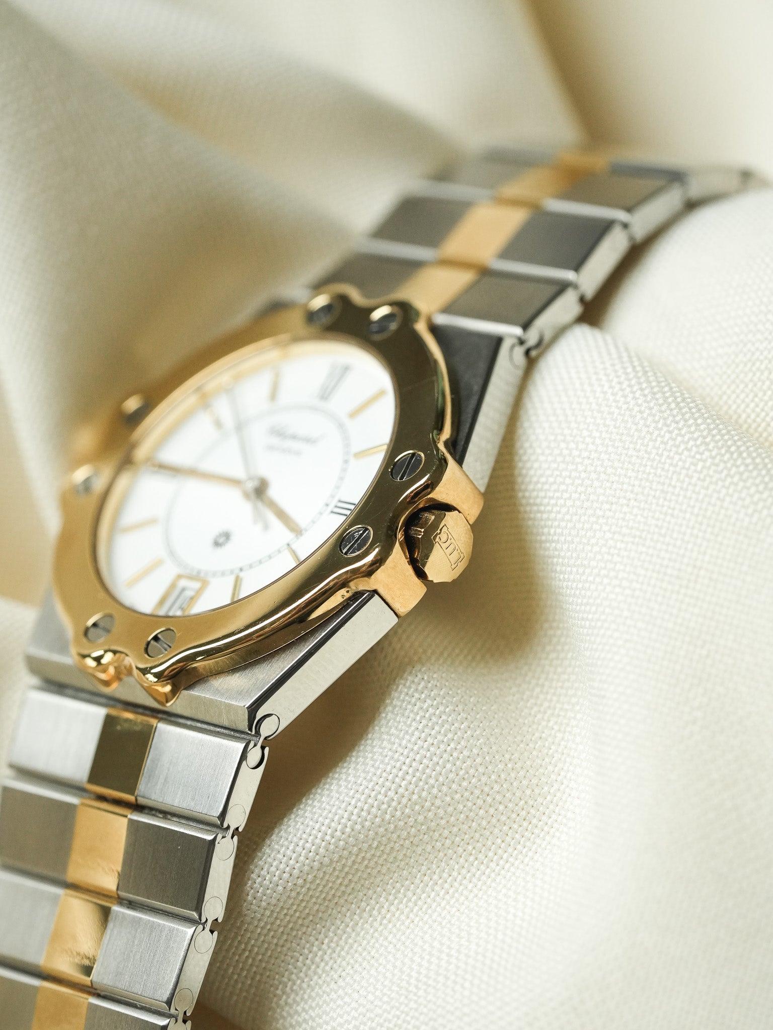 Chopard - 圣莫里茨 8023 钢 金 石英 32毫米 - 1990s