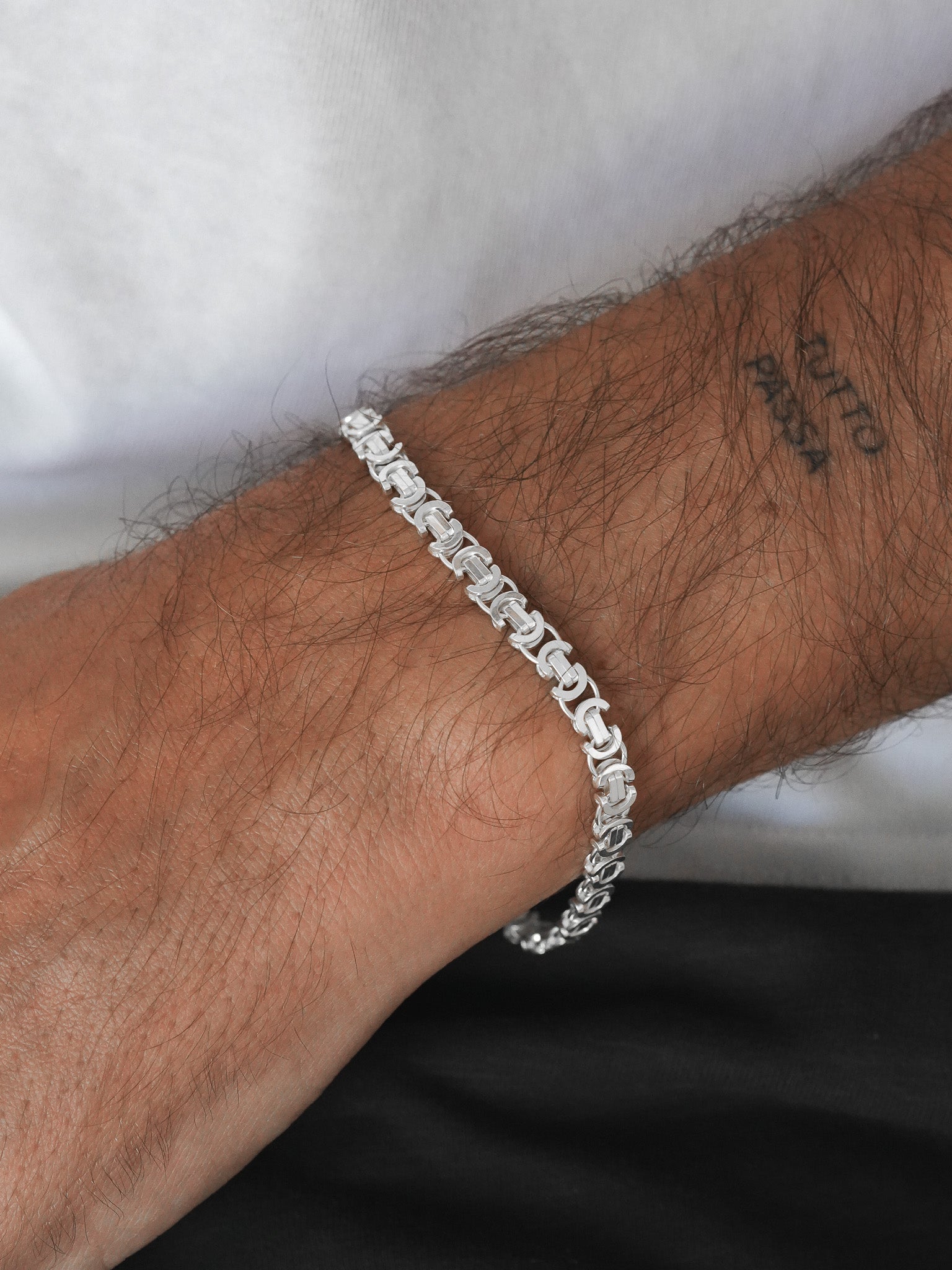 Bracelet en argent 925 - Eugène - Grand Modèle