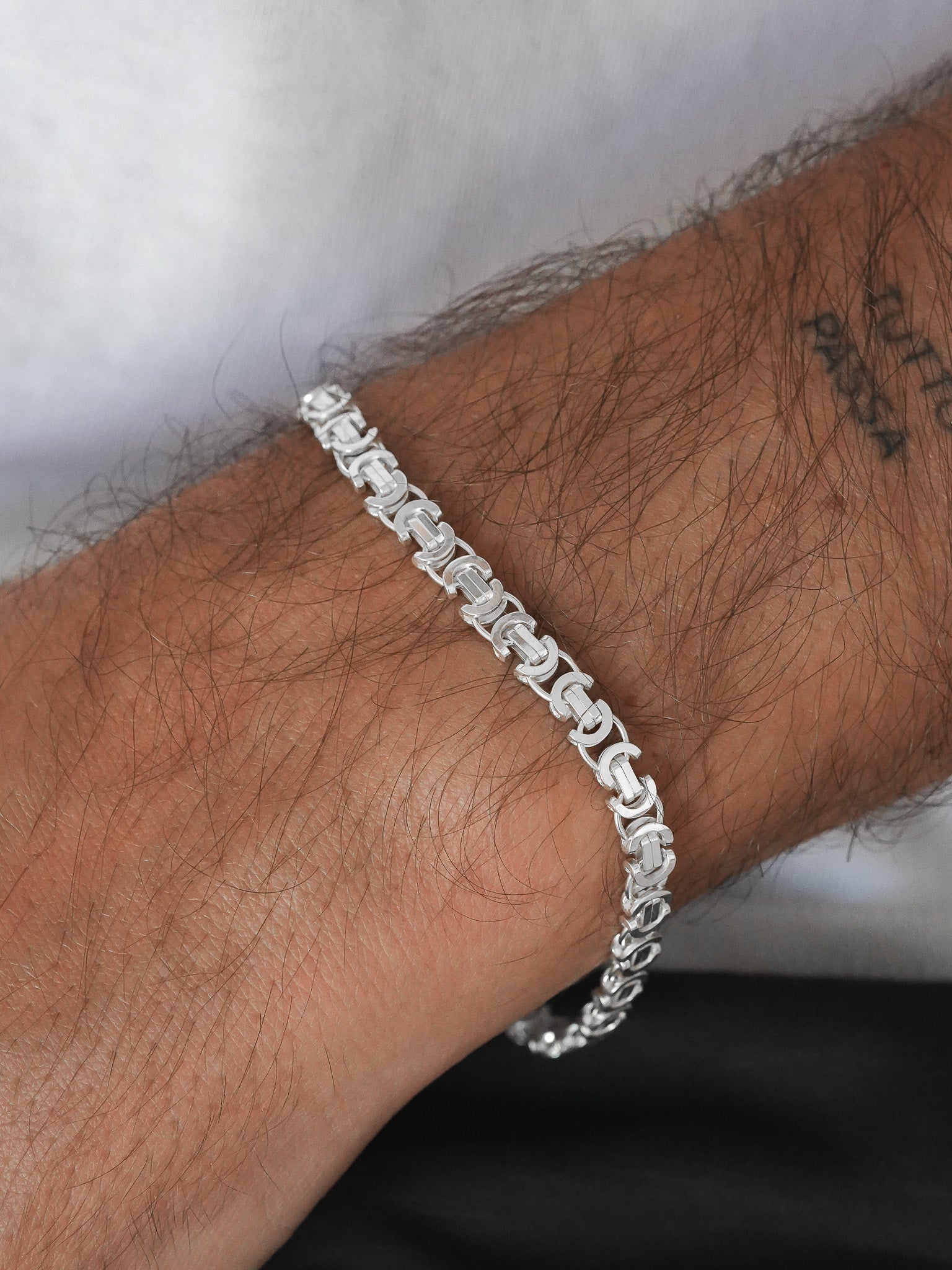 Bracelet en argent 925 - Eugène - Grand Modèle