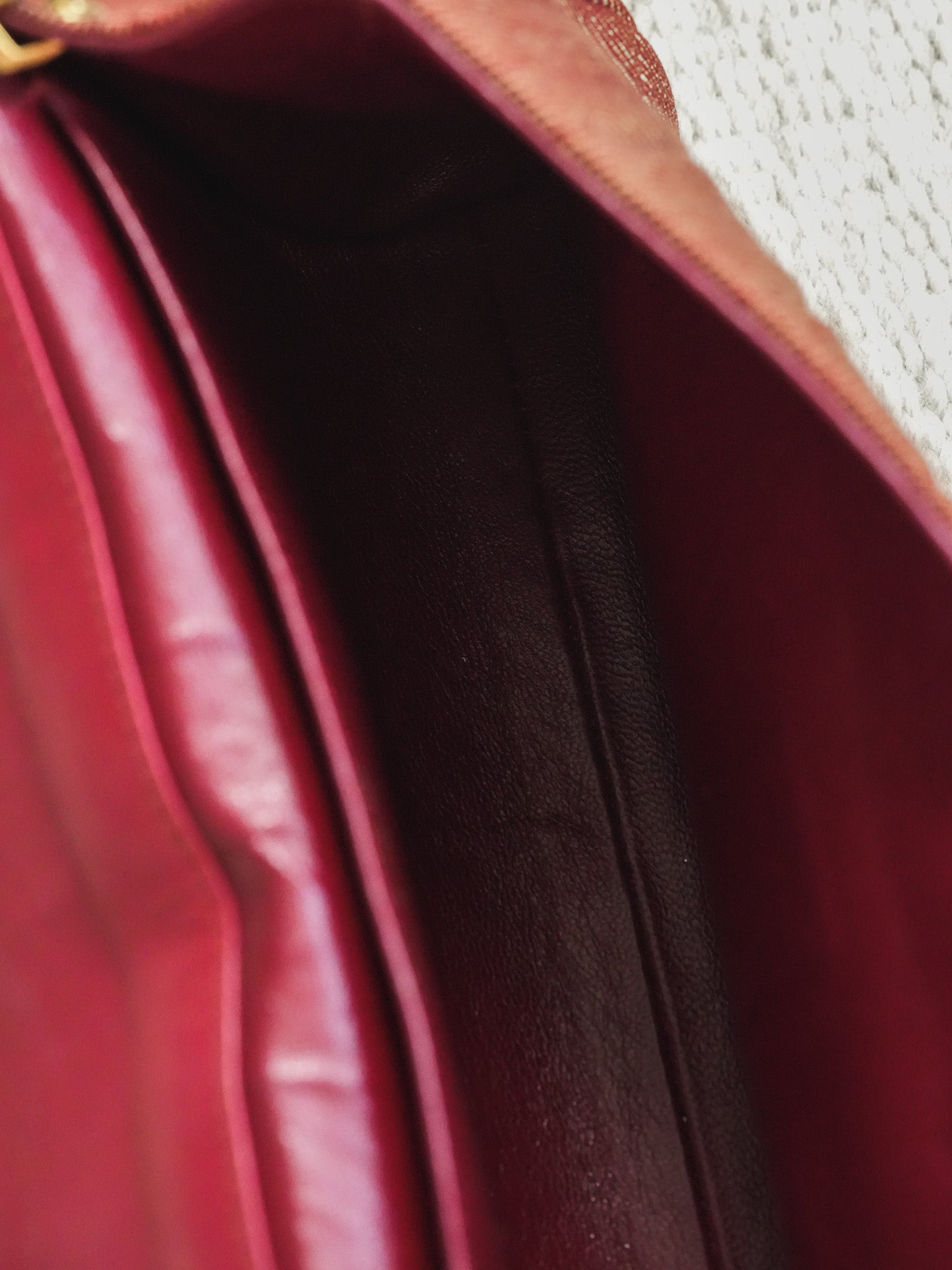 Borsa a Mano Chanel Vintage - Chocolate Bar Denim Rosso Donna (2002-2003)