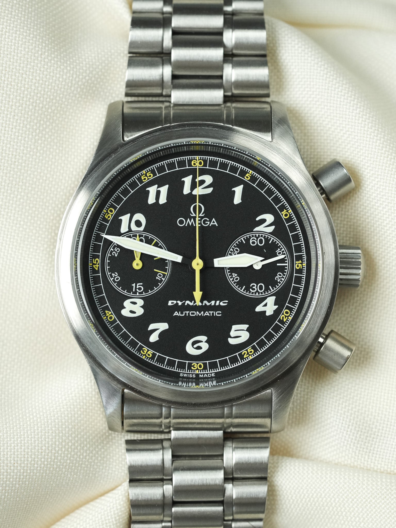 Omega - Dynamic III Chronographe 5240.5000 Fond Noir - 1990s
